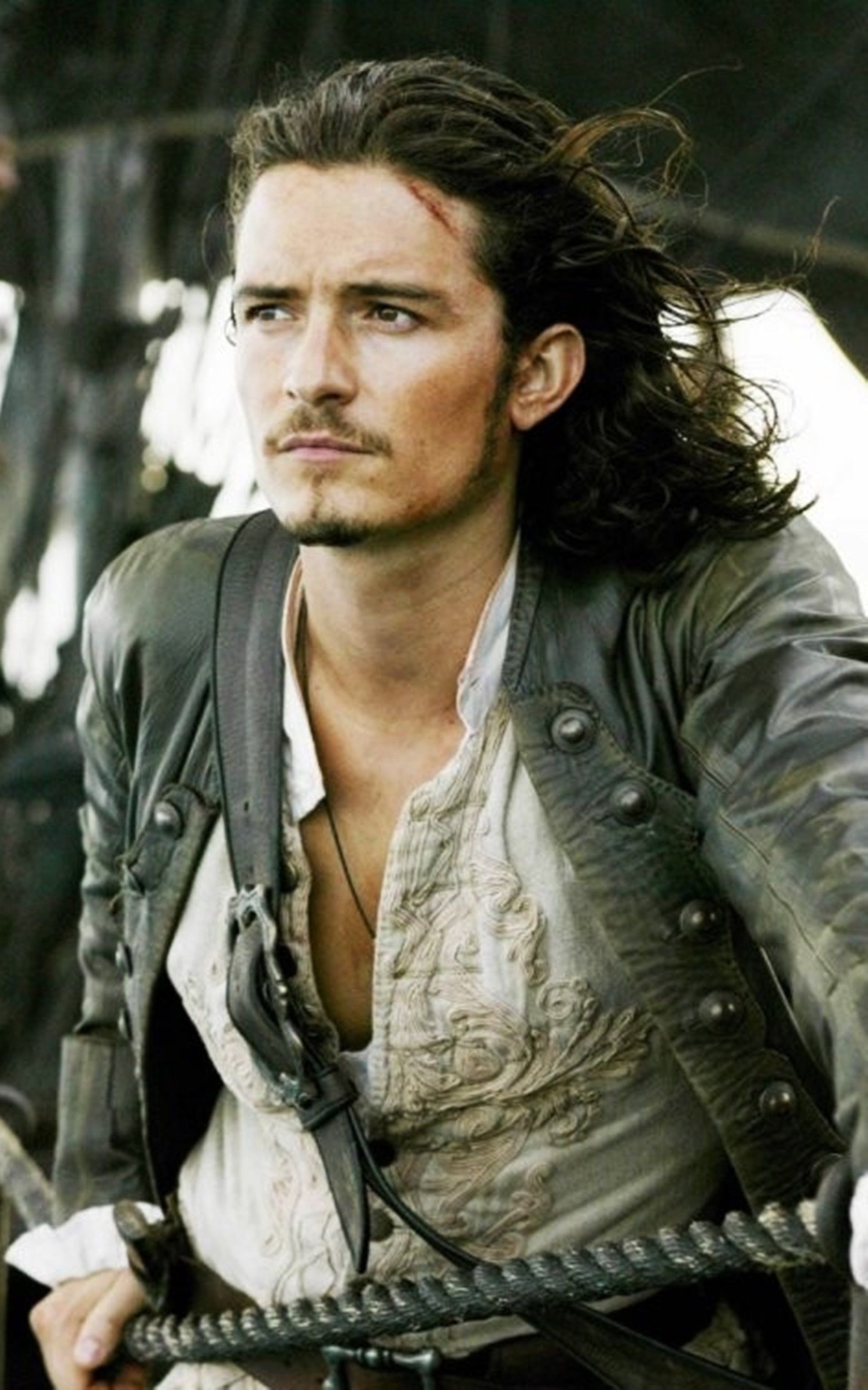 Will Turner, Pirates of the Caribbean, Orlando Bloom, Movie character, 1390x2230 HD Phone