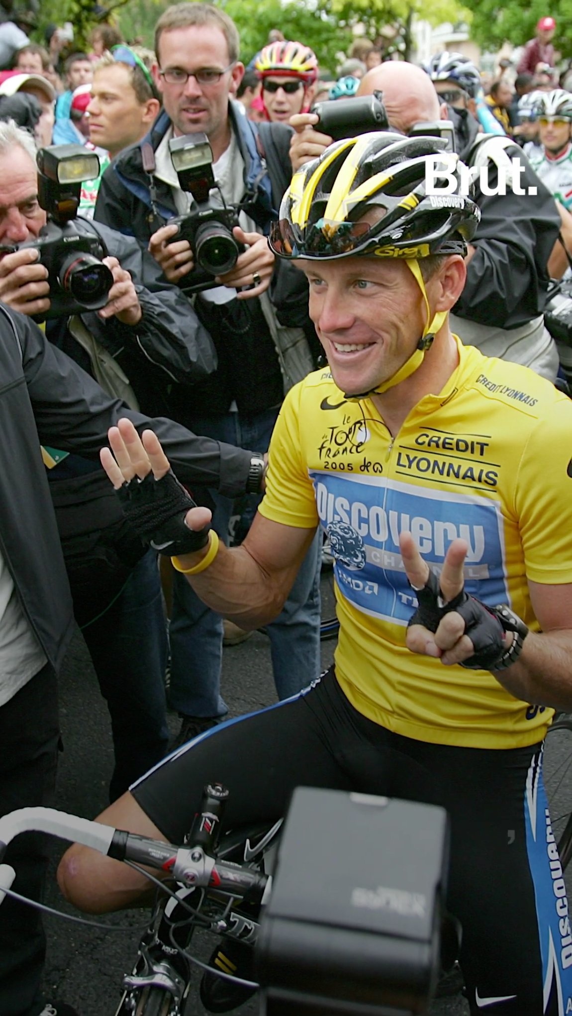 Lance Armstrong, Life story, Brut documentary, 1150x2050 HD Handy