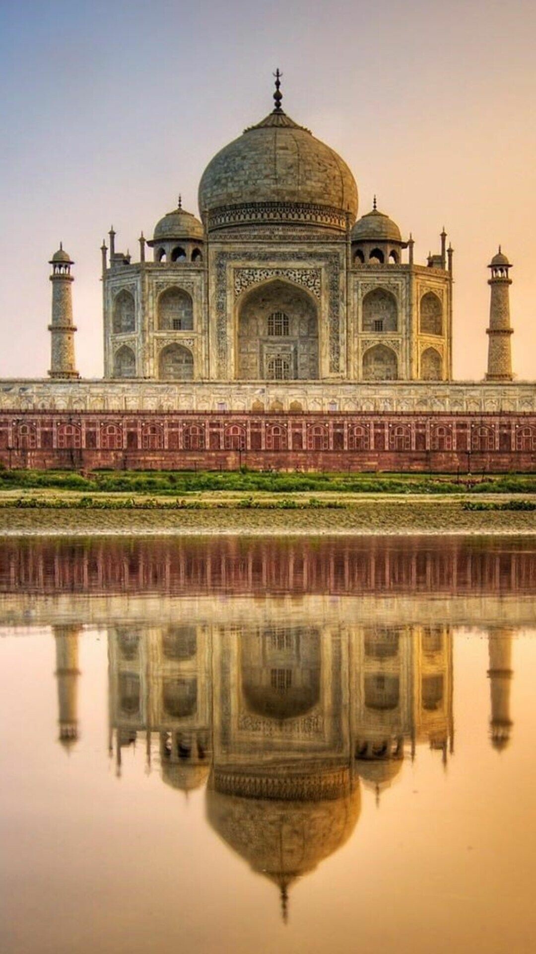 Taj Mahal wallpapers, Exquisite architecture, Symbol of love, Indian wonders, 1080x1920 Full HD Phone