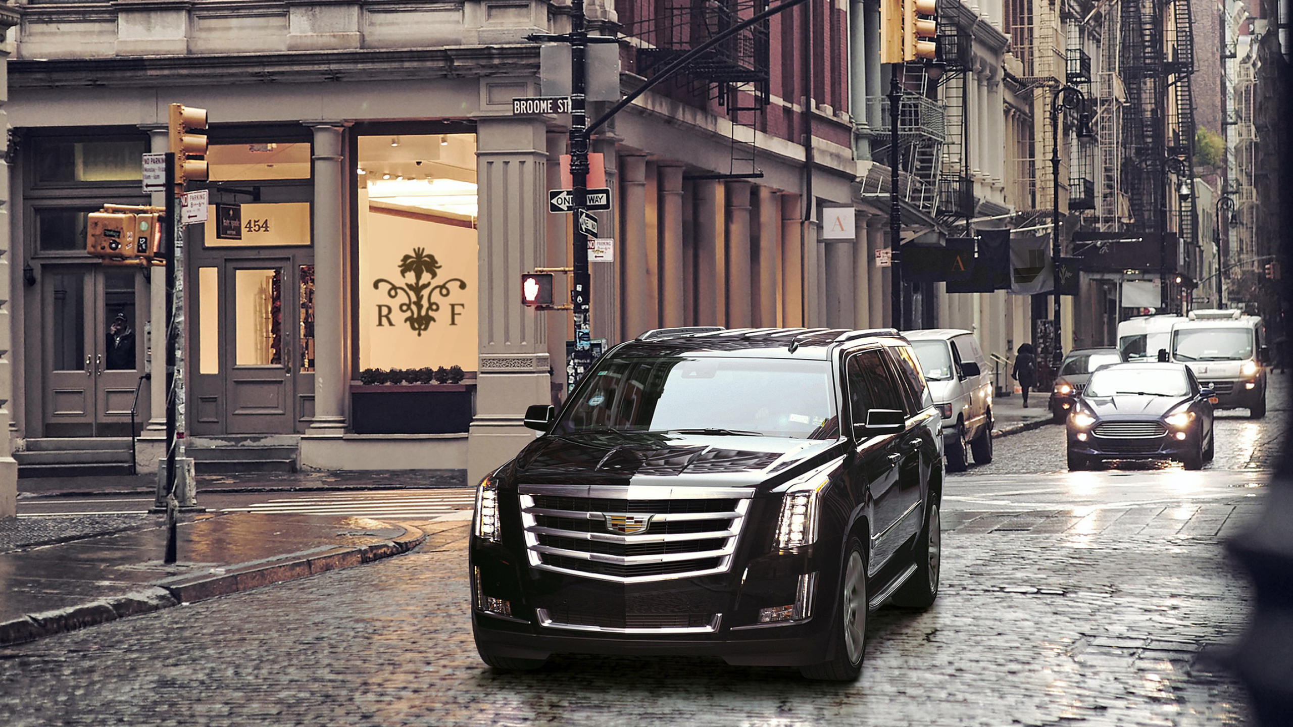 Cadillac Escalade, Front HD wallpaper, Luxury on wheels, Escalade power, 2560x1440 HD Desktop