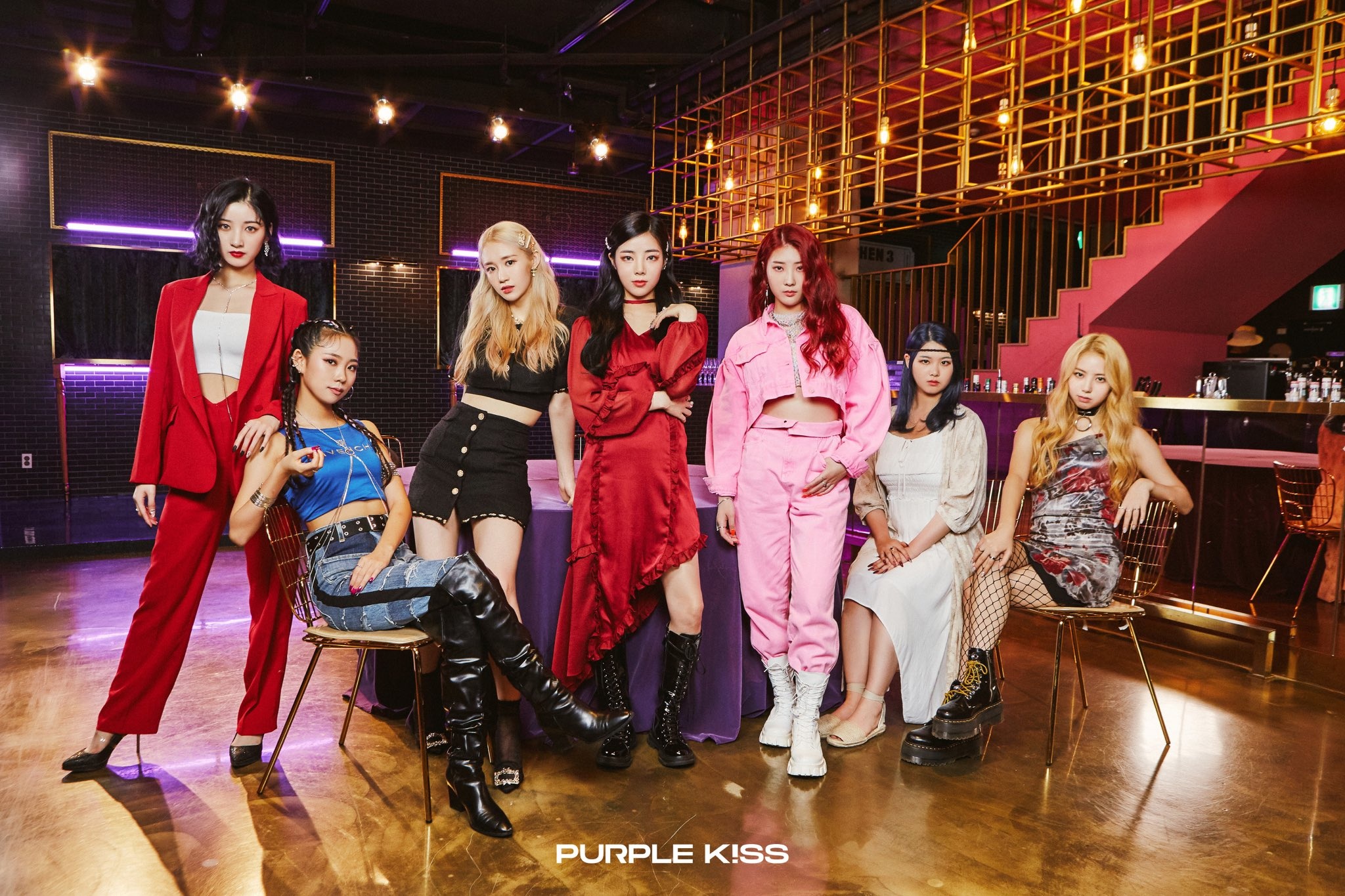 Purple Kiss, New girl group, Rbw Entertainment, Debut, 2050x1370 HD Desktop