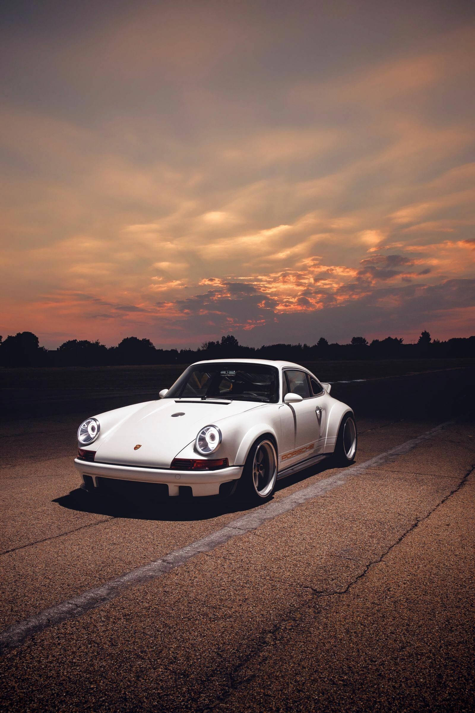 Porsche 911: The Singer-Williams DLS, The Ultimate Carbon Fiber Vision Of A Model, Vintage car, Classic car. 1600x2400 HD Background.
