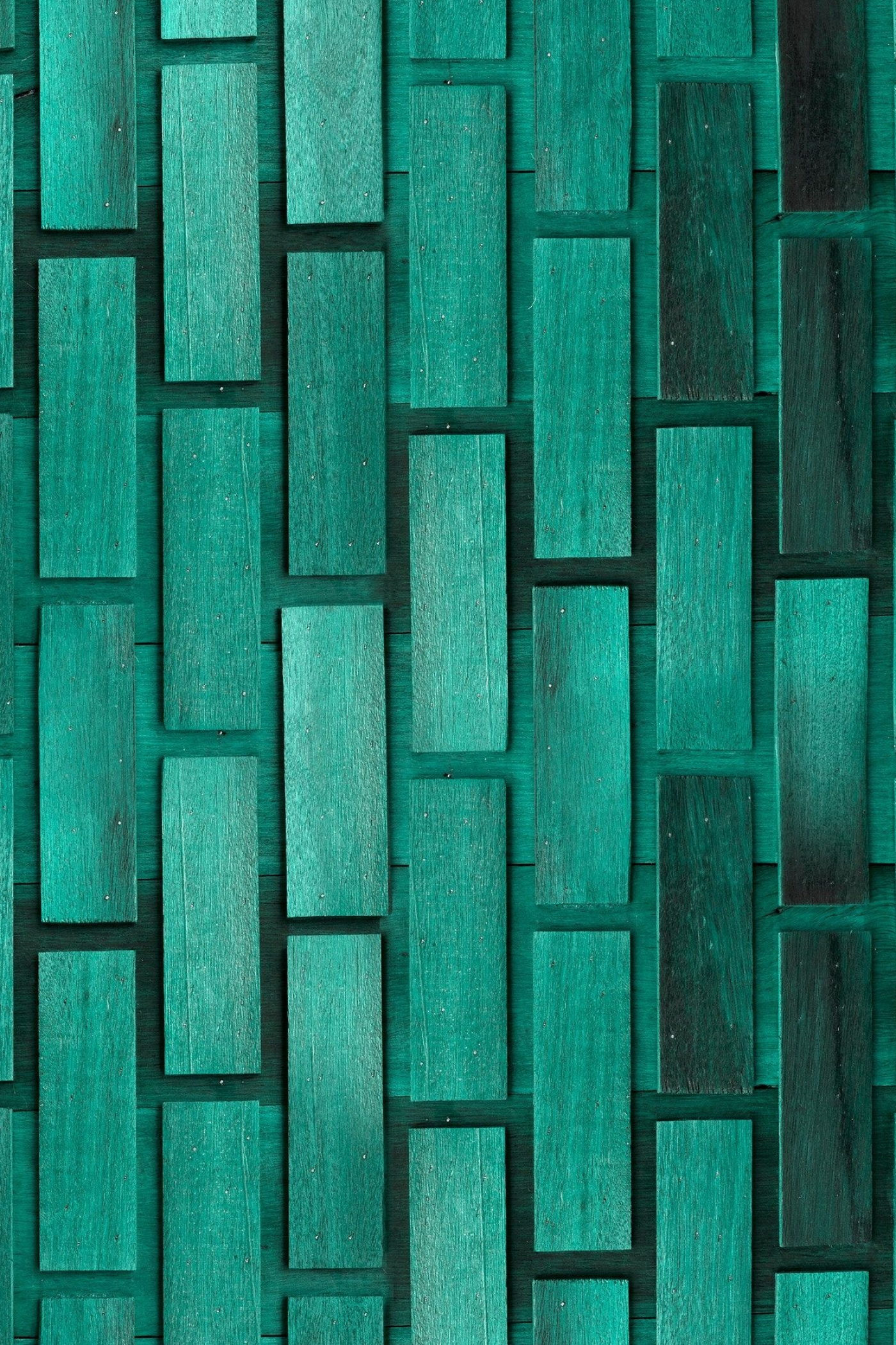 Backdrop: Green concrete brick wall pattern, Rectangles, Right angles, Monochrome, Geometric. 1400x2100 HD Background.