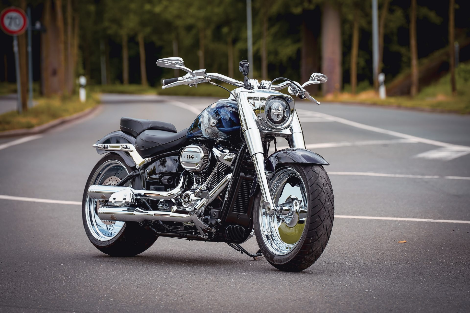 Harley-Davidson Fat Boy 114, Customized masterpiece, Head-turning presence, Unforgettable rides, 1920x1280 HD Desktop