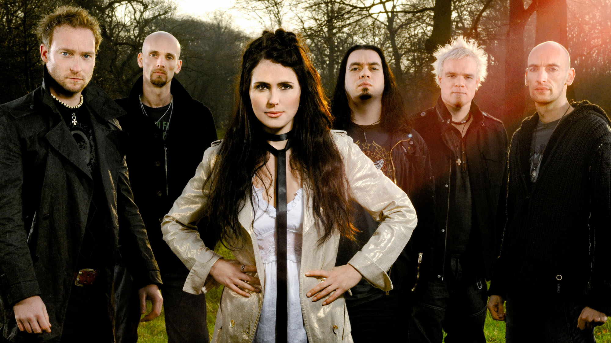 Within Temptation: The Heart of Everything, The fourth studio album by Dutch symphonic metal band, 2007. 2000x1130 HD Background.