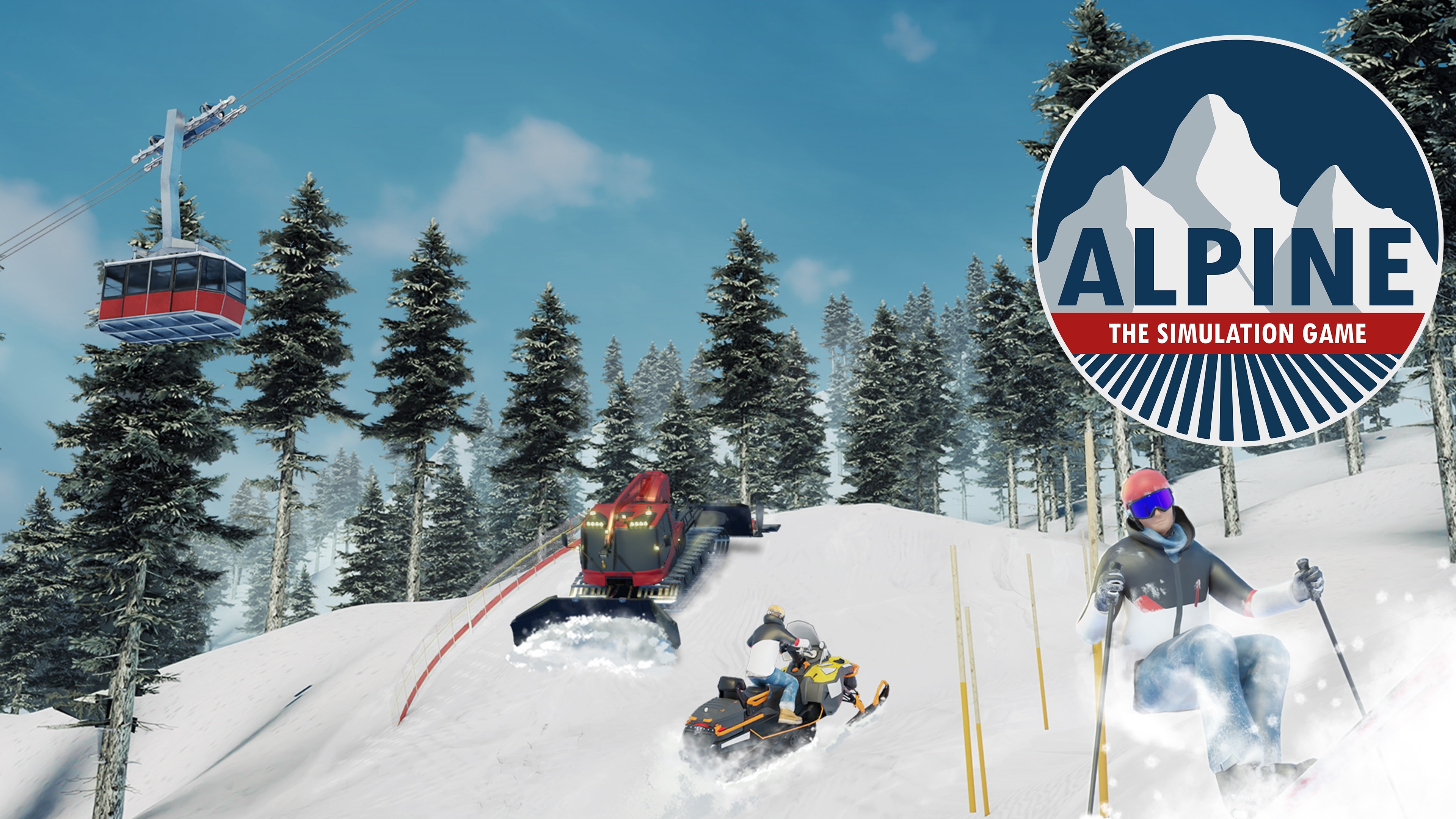Simulation Game, Alpine, The simulation game, Ultimate experience, 3840x2160 4K Desktop