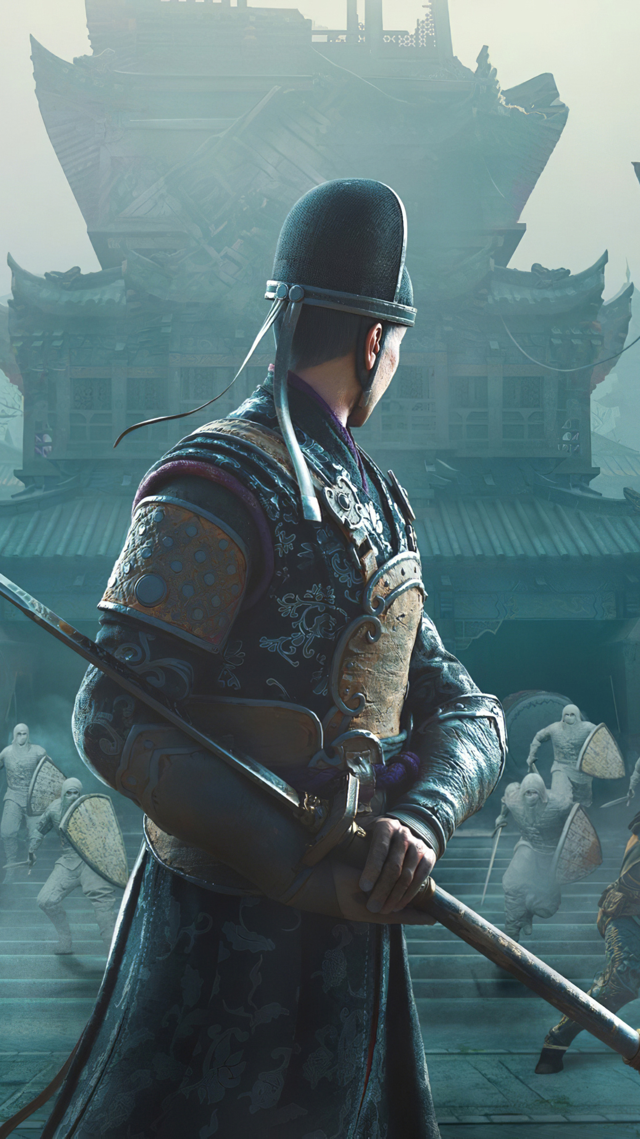 For Honor, Zhanhu Gambit, Fighting game, Intense combat, 2160x3840 4K Phone