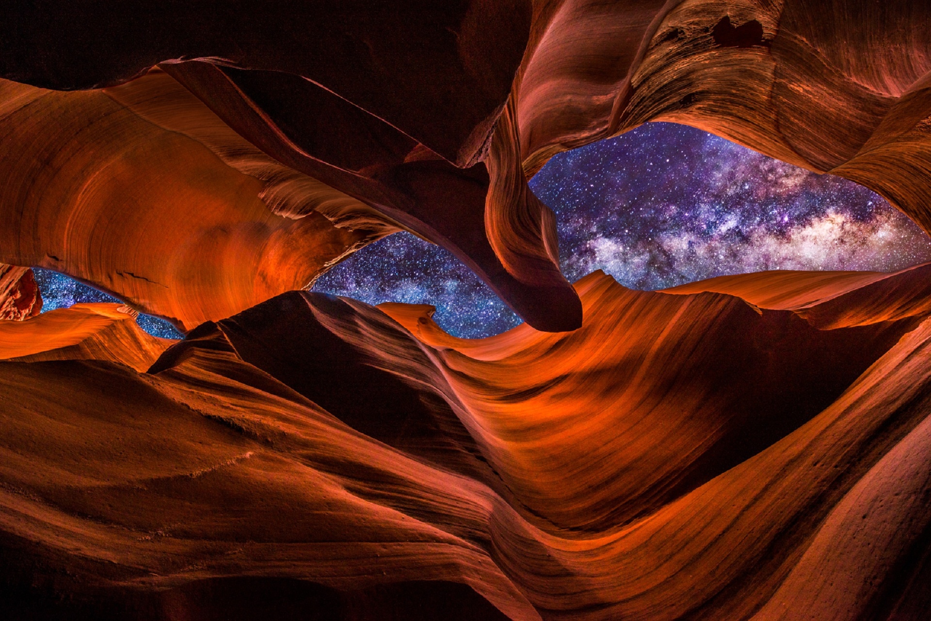 Antelope Canyon HD desktop, Wallpaper backgrounds, Serene atmosphere, Natural beauty, 1920x1290 HD Desktop