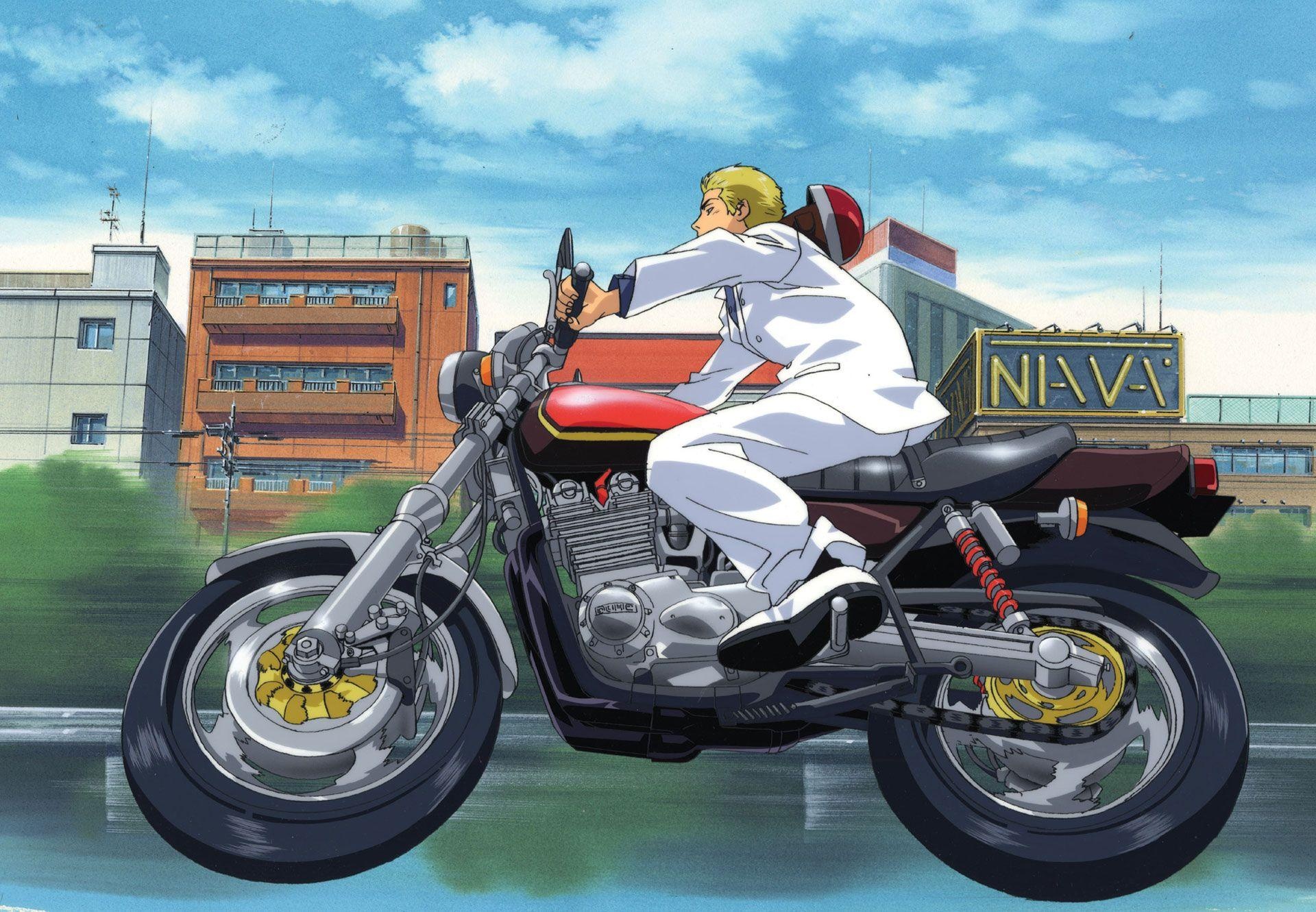 Great Teacher Onizuka: Anime character, An ex-bike gang leader, Kawasaki Z2 motorcycle 750cc type S. 1920x1340 HD Background.