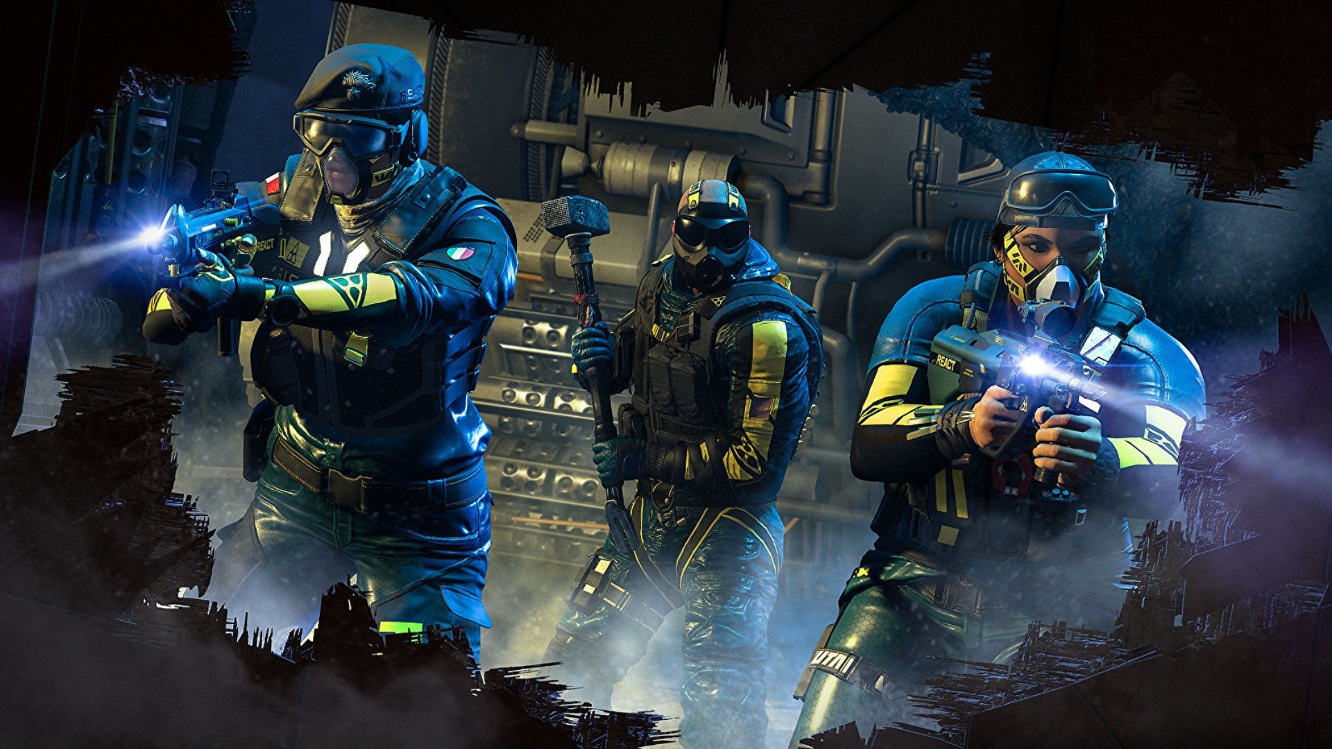 Rainbow Six Extraction: A spin-off of Tom Clancy's Siege, A cooperative multiplayer game. 1920x1080 Full HD Wallpaper.