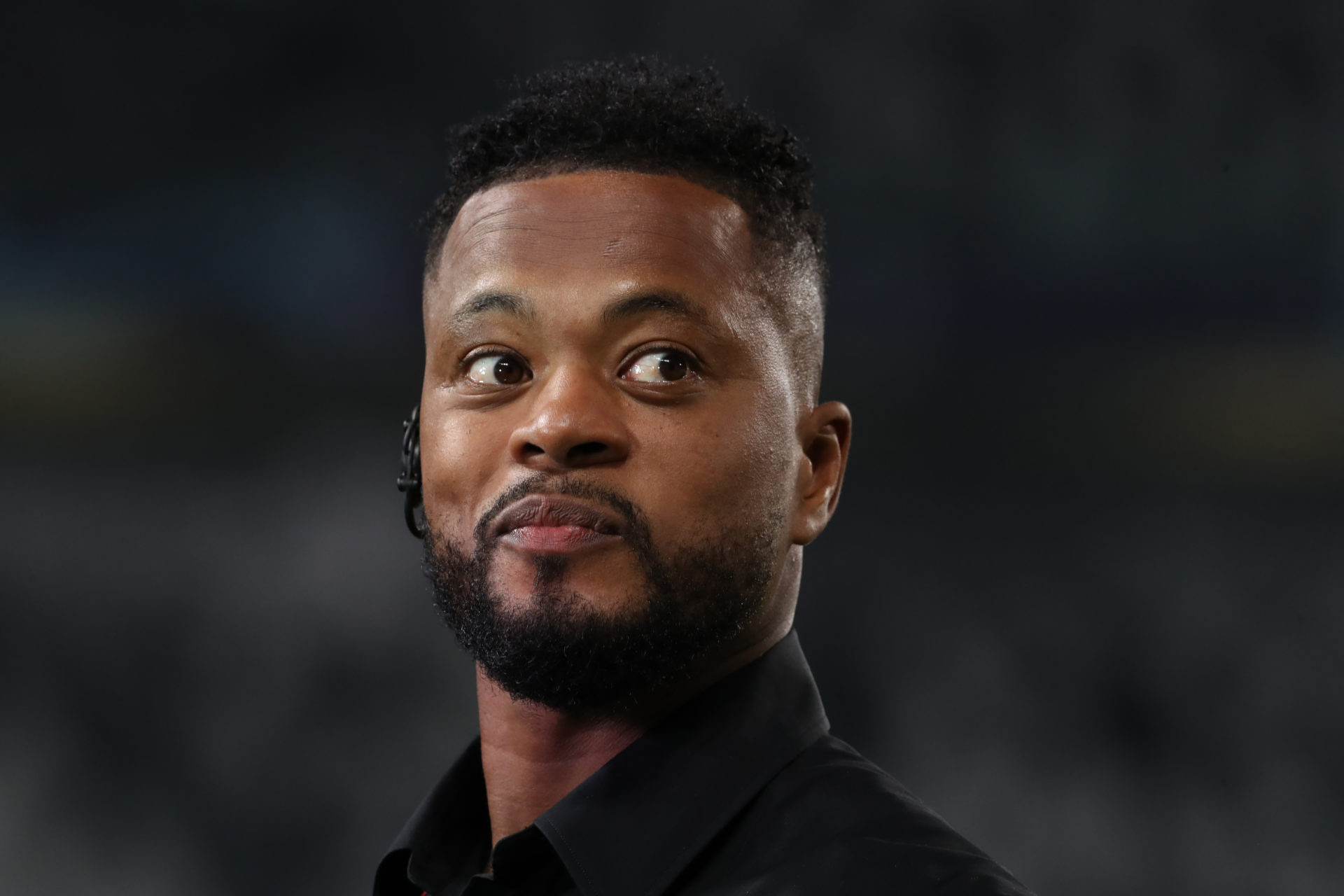 Patrice Evra, Cold on his wife, Margaux, Soccer player, 1920x1280 HD Desktop