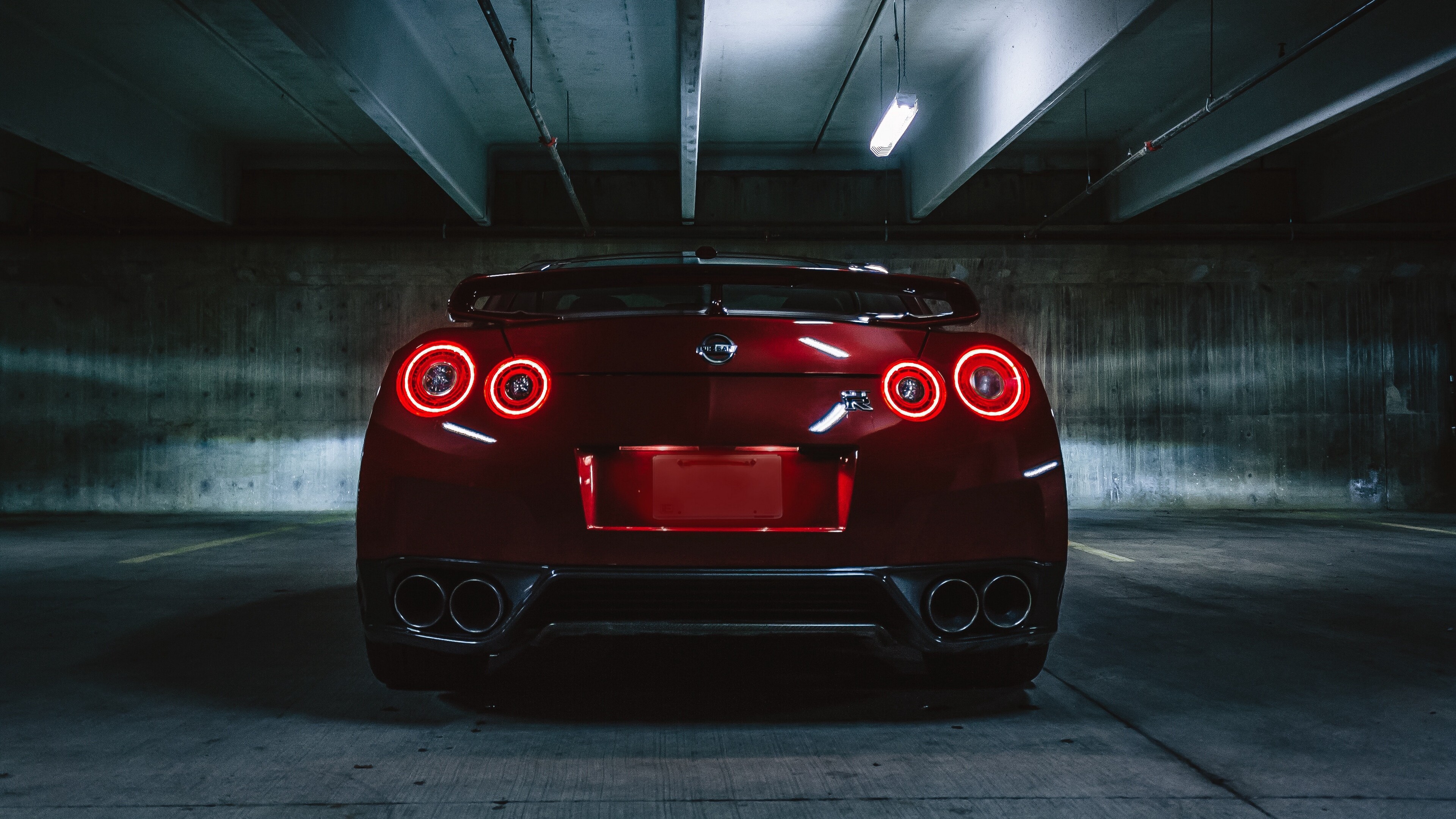 Nissan: The GT-R, The latest generation of Nissan's premium sports car. 3840x2160 4K Background.
