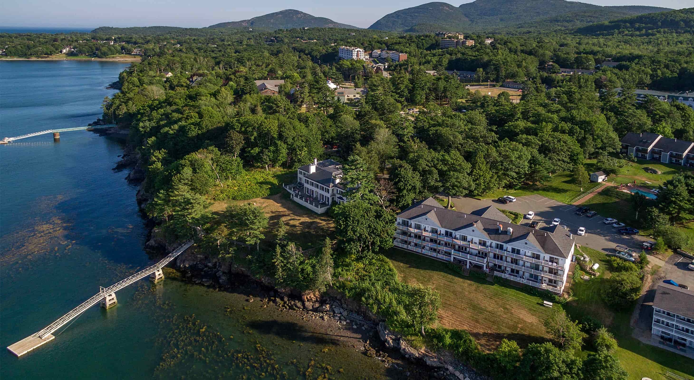 Luxury hotel, Oceanfront lodging, Bar Harbor, Acadia National Park, 2920x1600 HD Desktop