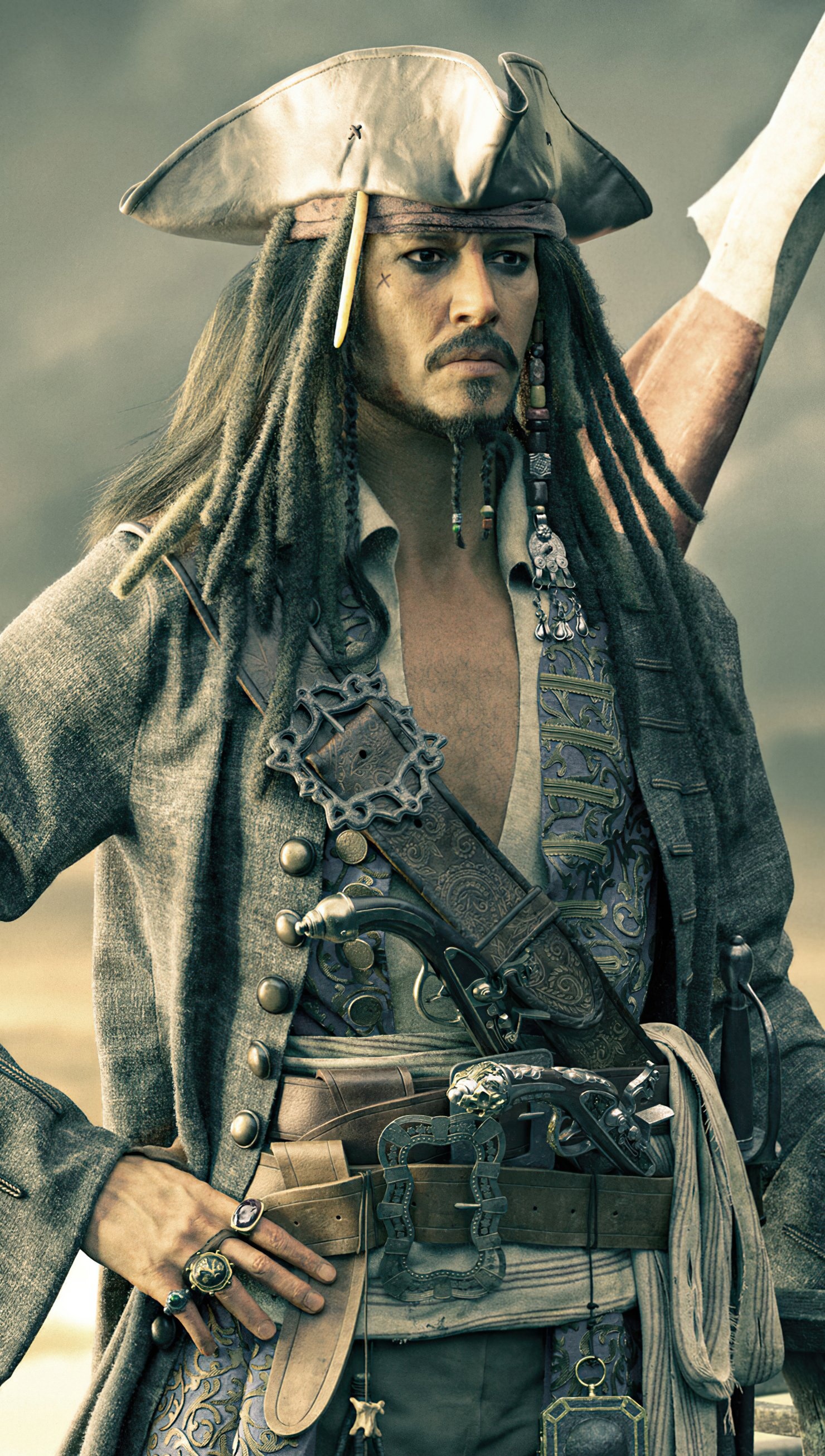 Captain Jack Sparrow, Wallpaper, ID9637, 1480x2620 HD Phone