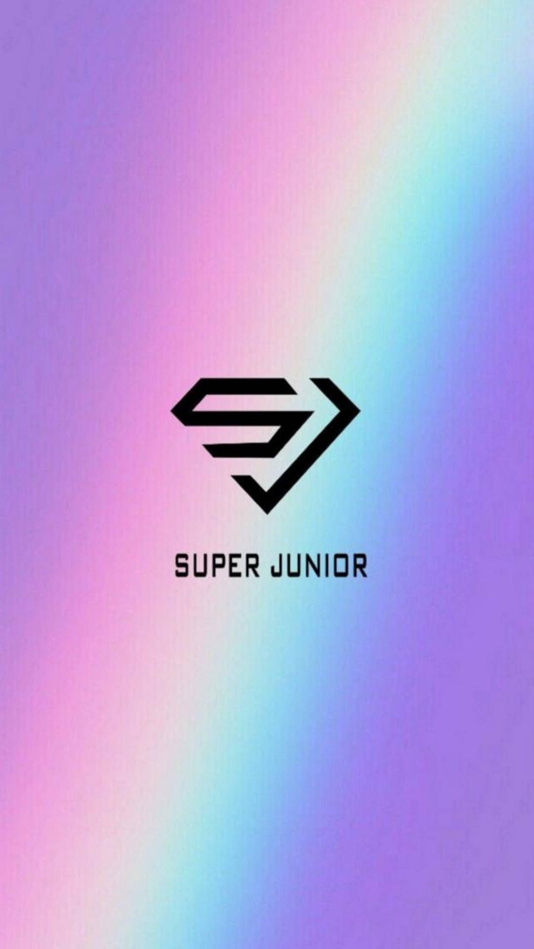 Super Junior rainbow logo, Pop culture wallpaper, Fan creations, Colorful designs, 1080x1920 Full HD Phone