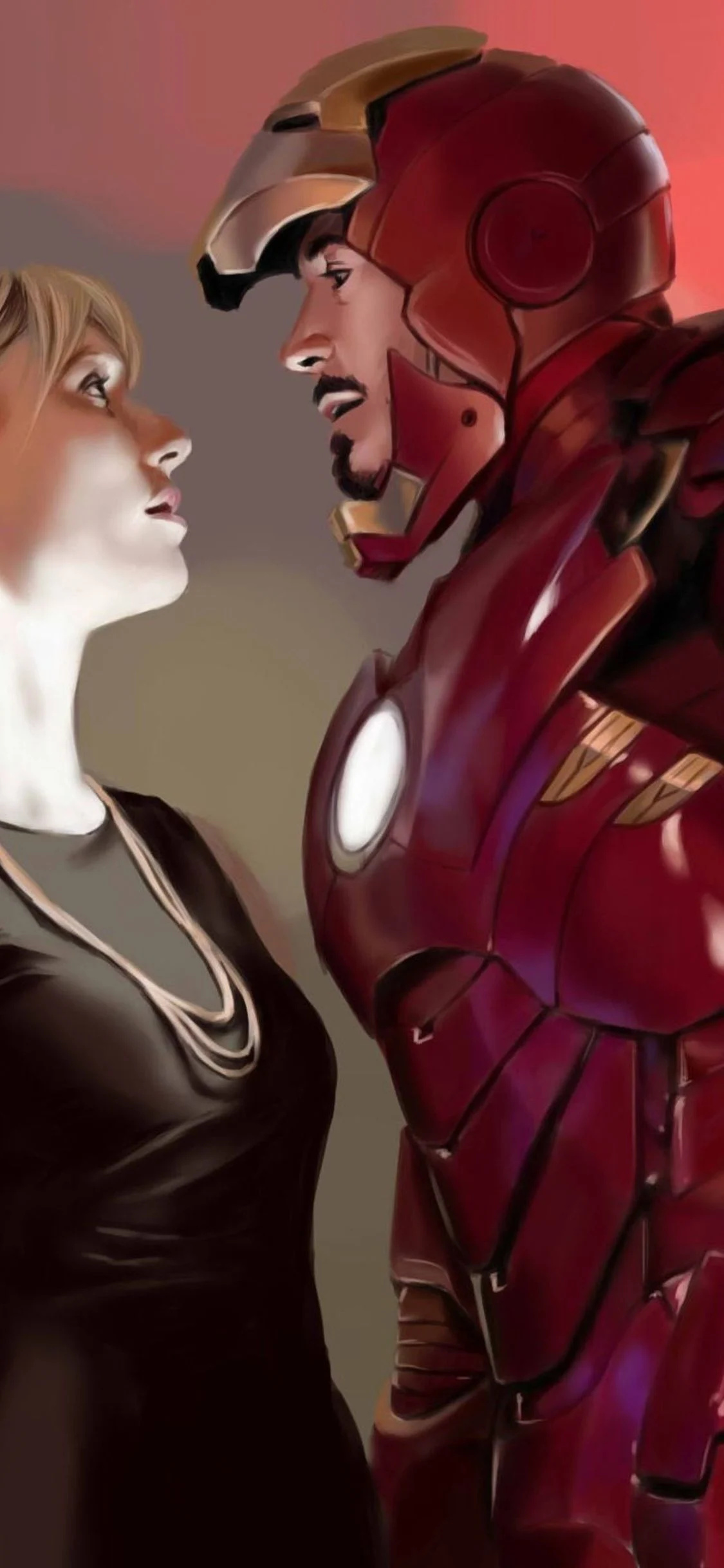Iron Man, Pepper Potts, Top free, Awesome backgrounds, 1130x2440 HD Handy