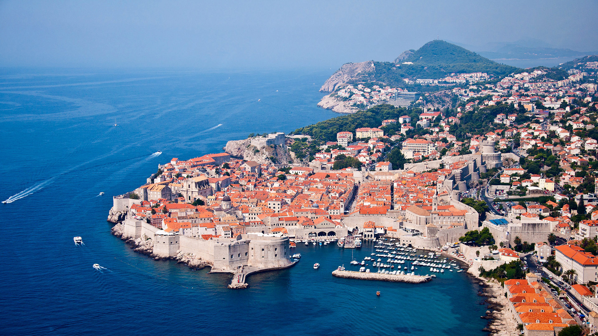 Vacations on the Adriatic Sea, Dubrovnik Croatia, 1920x1080 Full HD Desktop