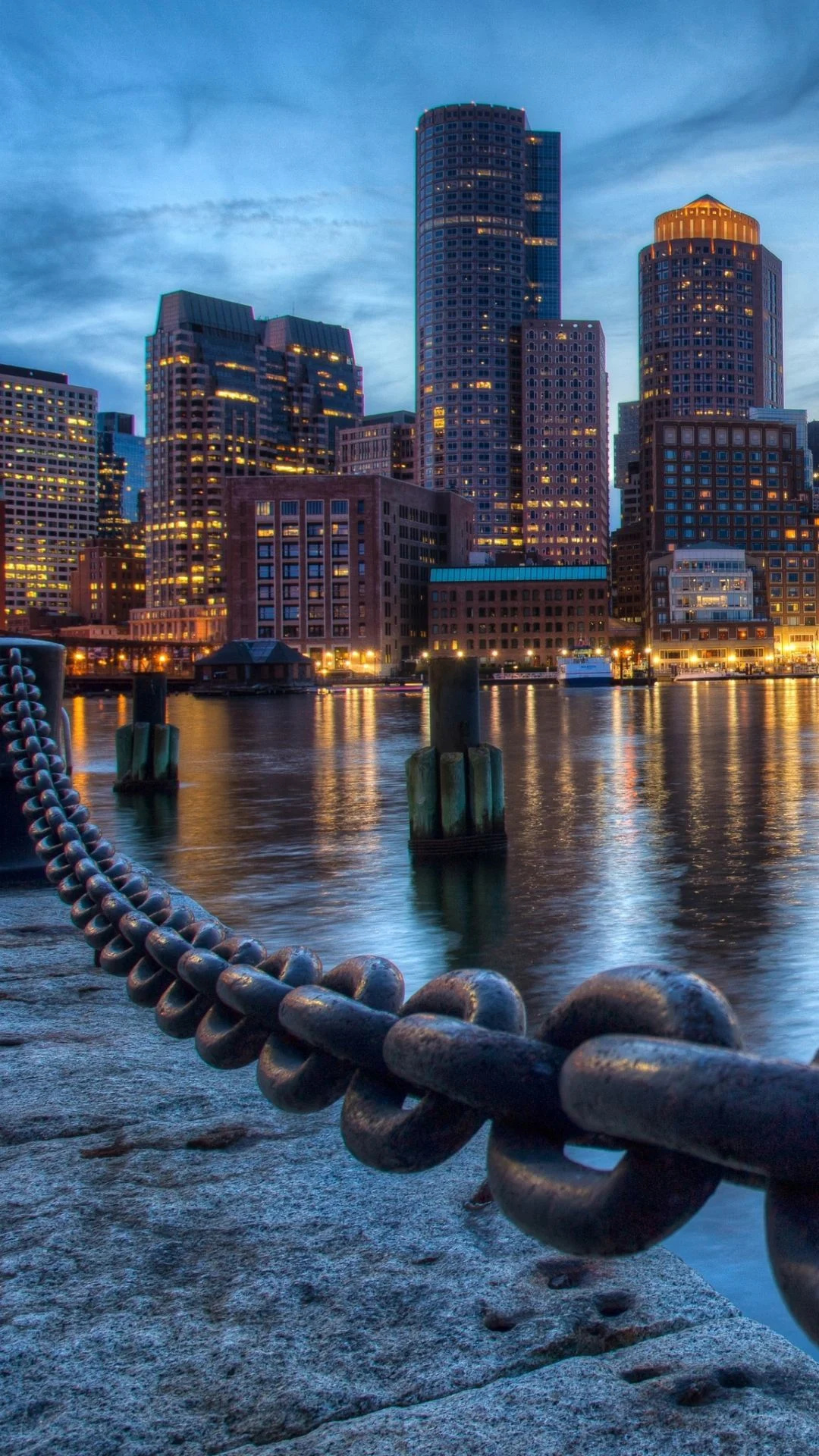 Boston, Travelling, Skyline, iPhone, 1080x1920 Full HD Handy