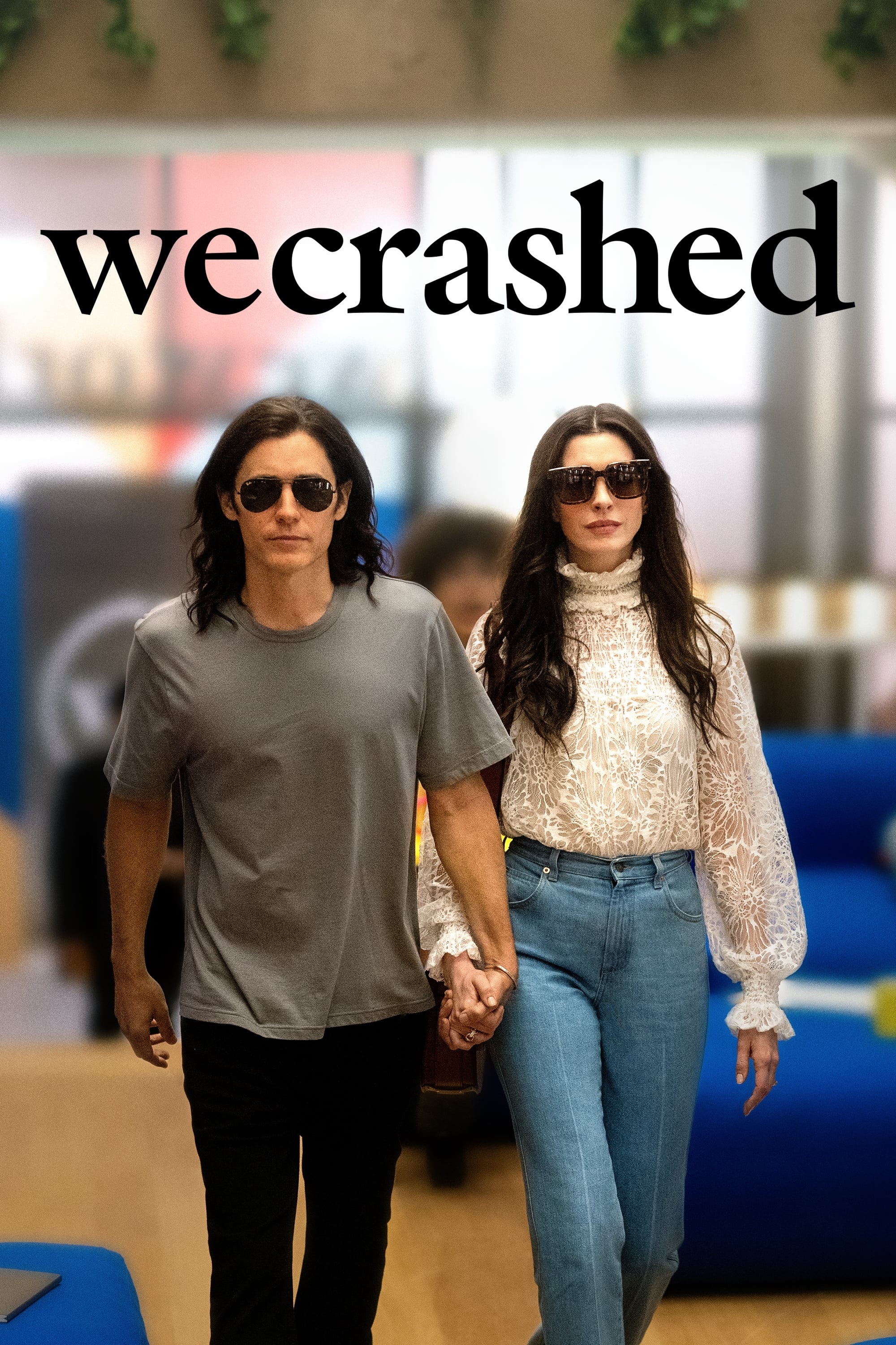 WeCrashed (TV Series): The series stars Jared Leto and Anne Hathaway, Apple TV+. 2000x3000 HD Background.