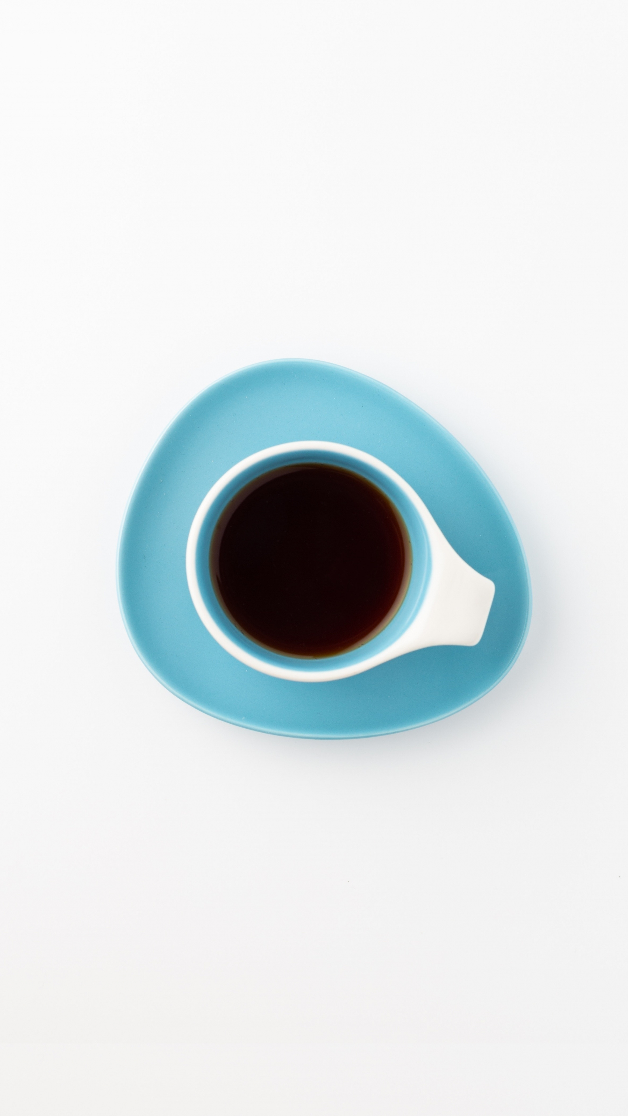 Minimal black coffee cup, Xperia wallpaper, Premium image quality, Subtle elegance, 2160x3840 4K Phone