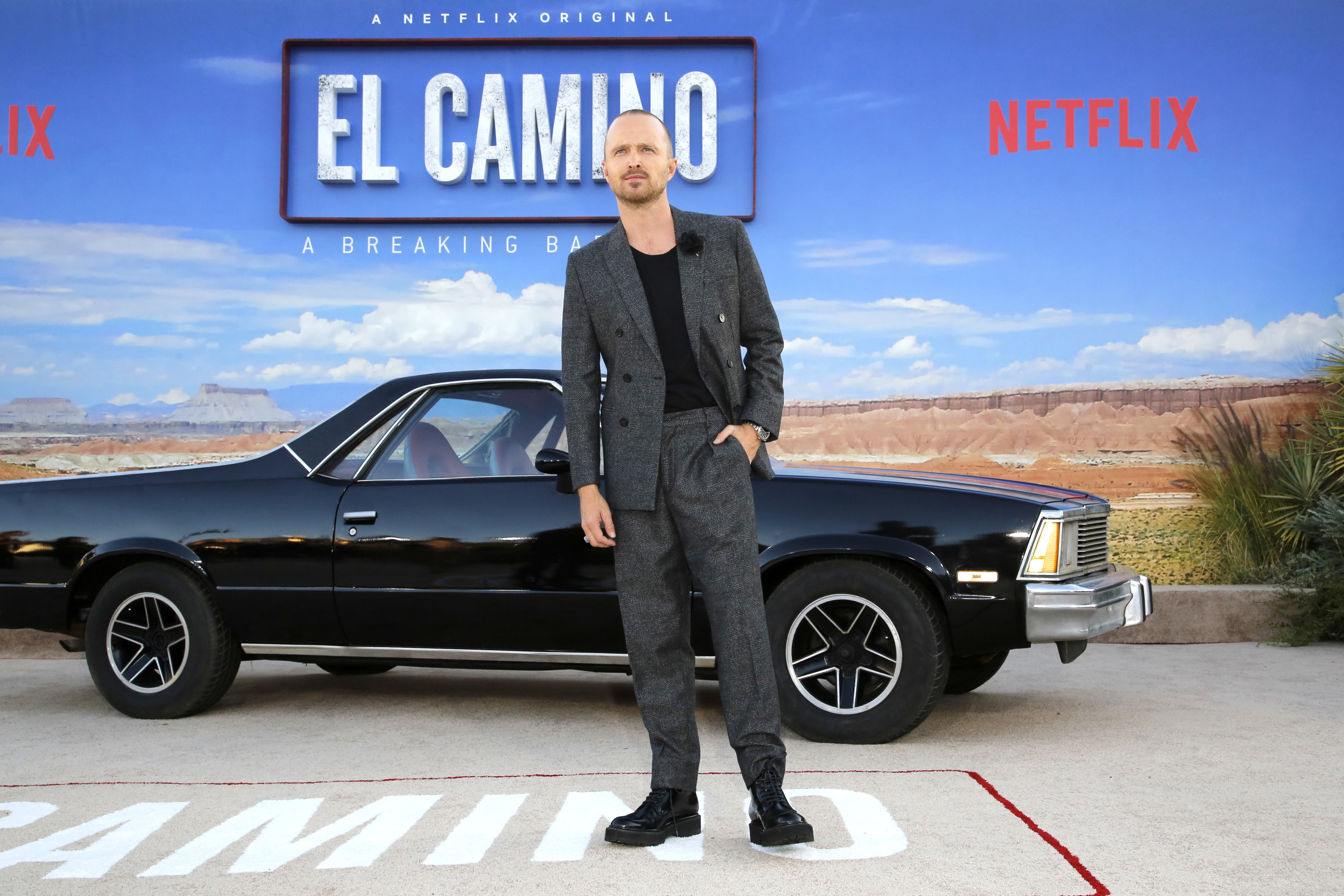 El Camino star, Aaron Paul, Recaps Breaking Bad, Movie release, 3200x2140 HD Desktop