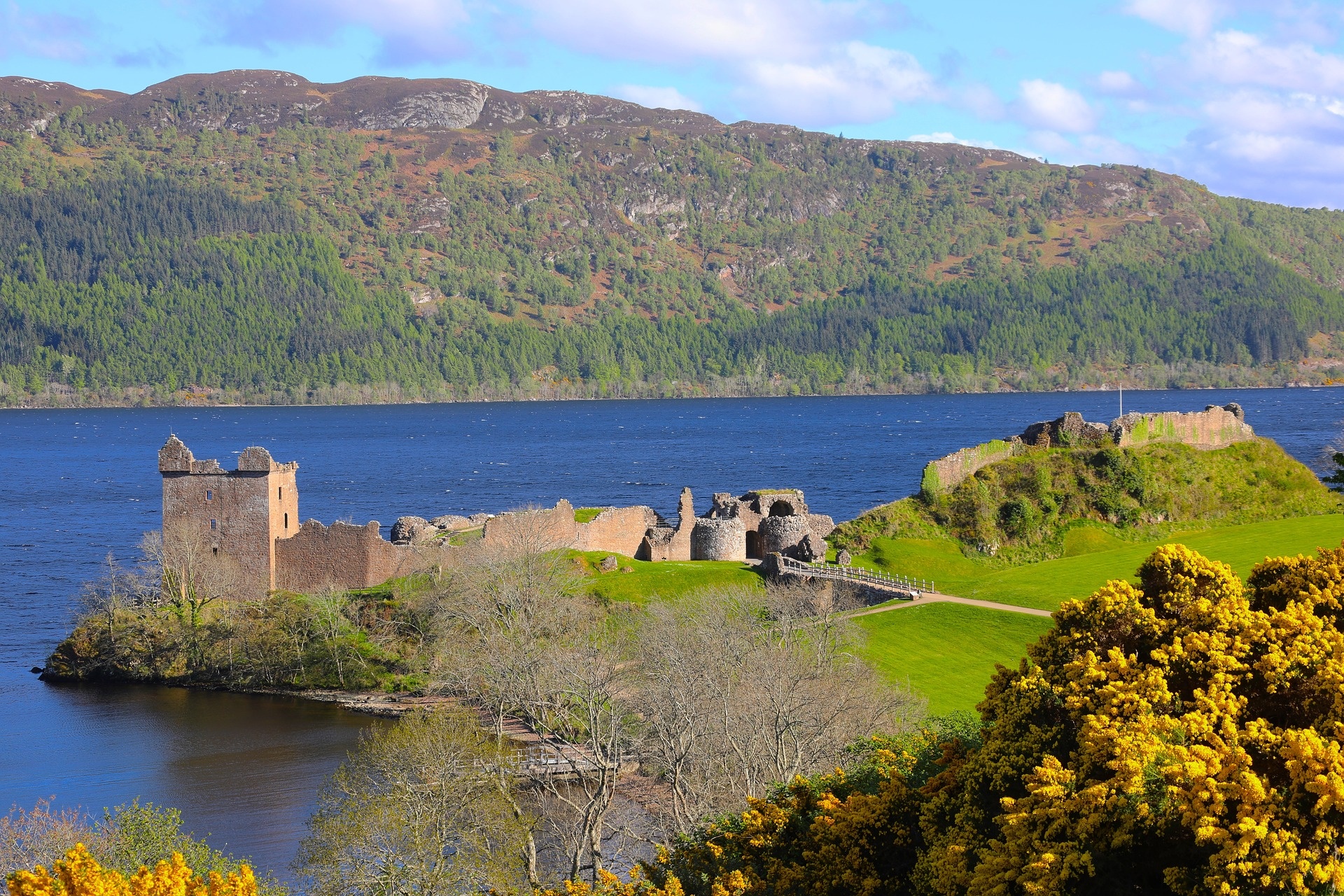 Loch Ness, Scottish Highlands, Mystical creatures, Magical charm, 1920x1280 HD Desktop