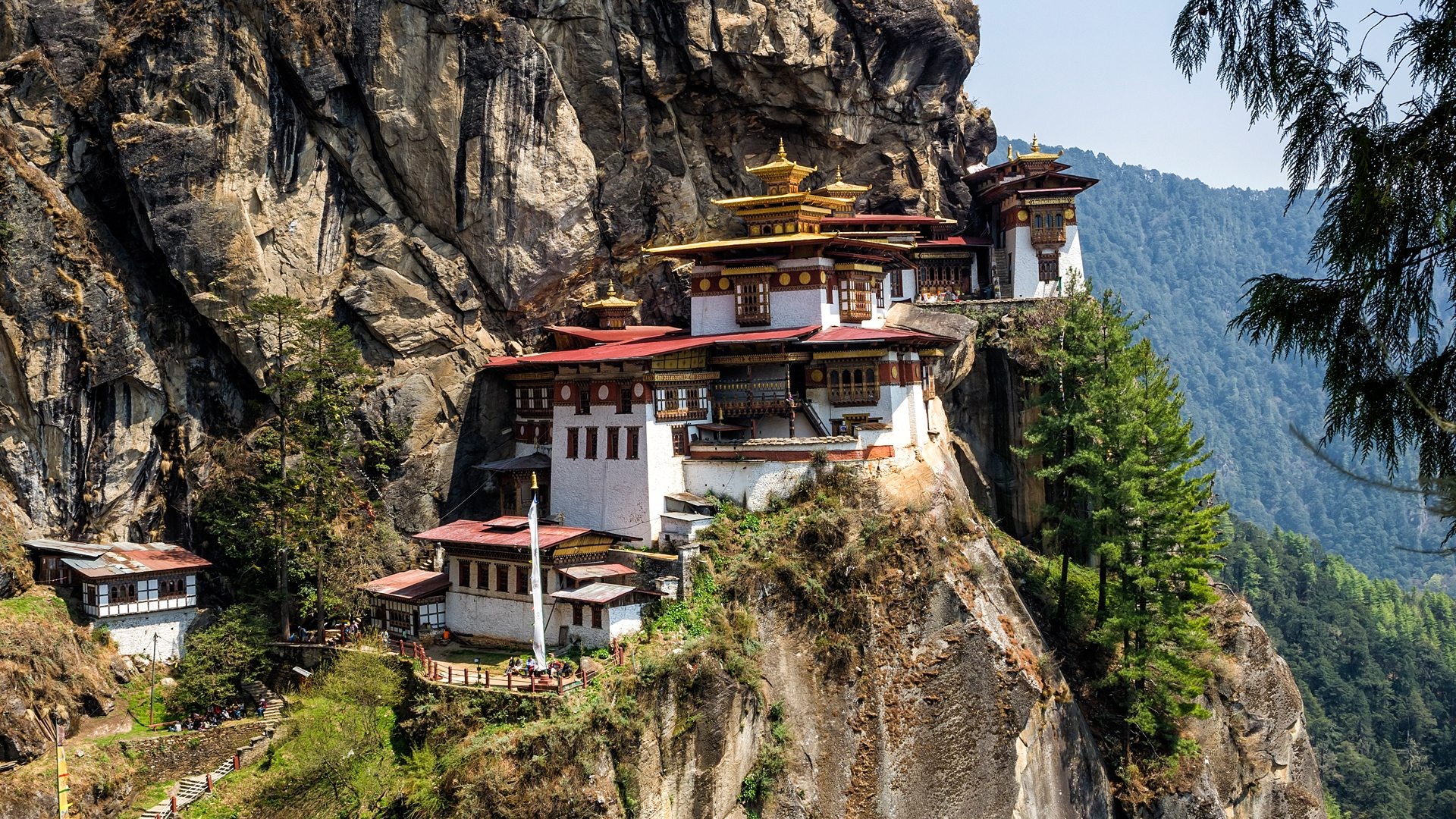 Paro Valley, Bhutan, Travels, Tigers Nest, 1920x1080 Full HD Desktop