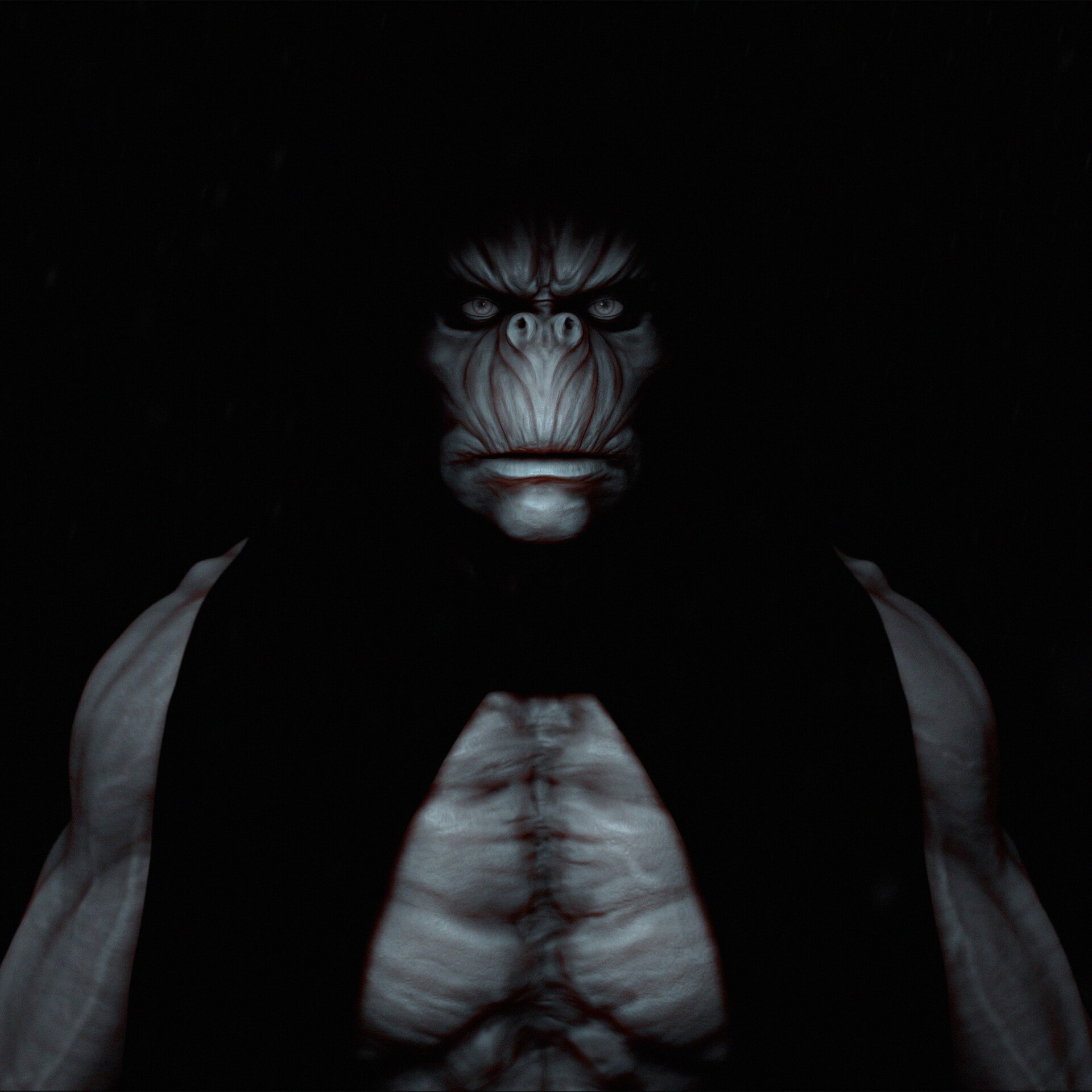 Gorr the God Butcher: Monochrome killer of all Gods, Supervillain and the leading antagonist. 1920x1920 HD Background.