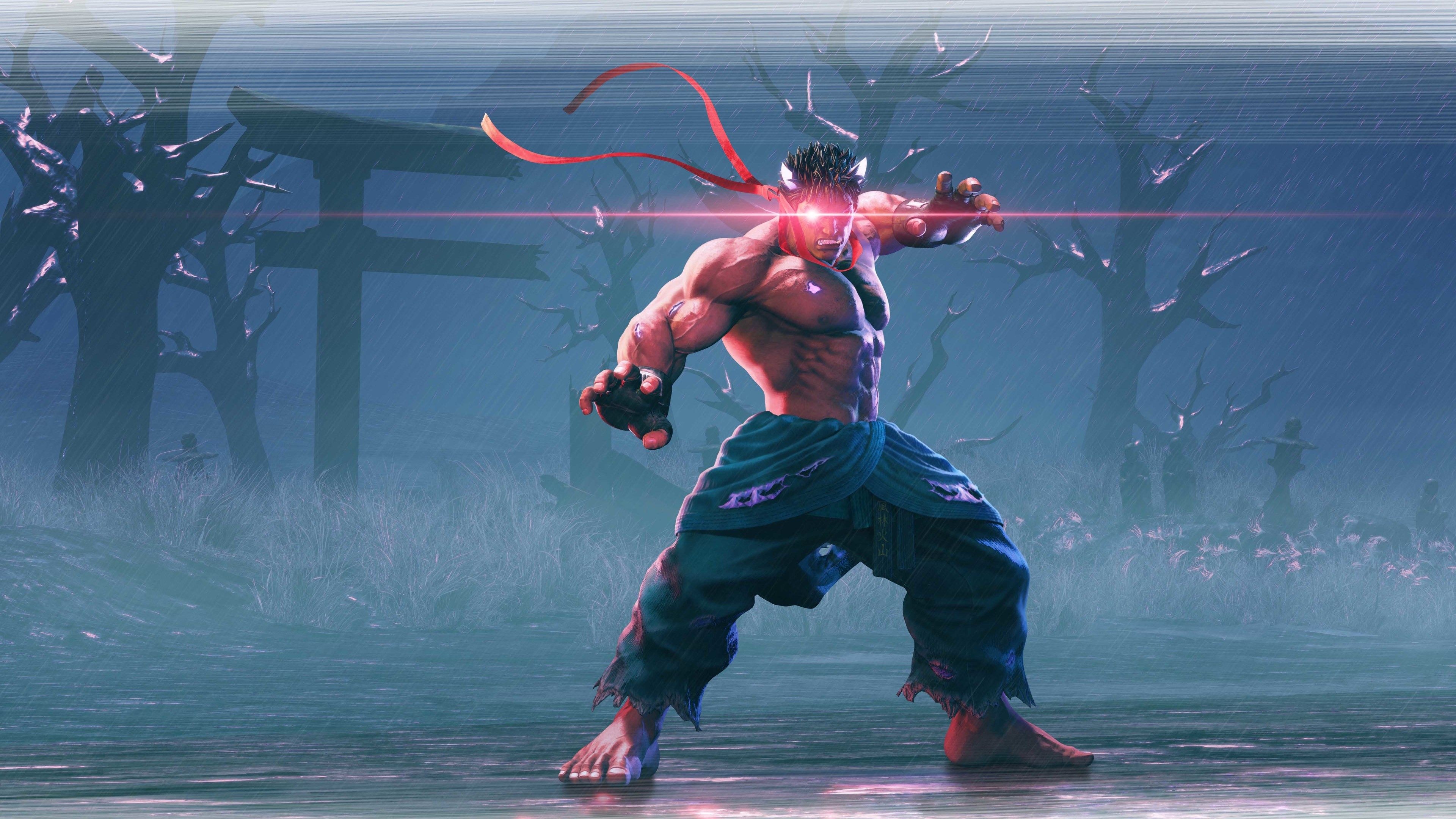 Fighting Game, Street Fighter V, Arcade edition, Ryu, 3840x2160 4K Desktop