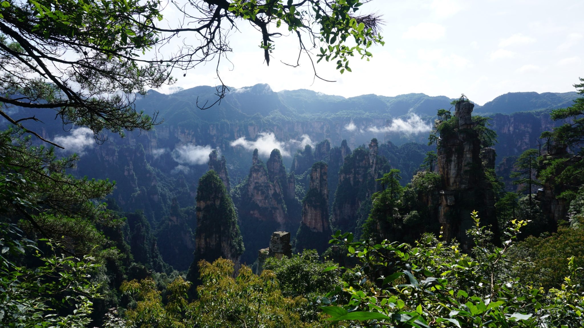 Zhangjiajie National Forest Park, Breathtaking destination, Part 2, Spectacular views, 2050x1160 HD Desktop