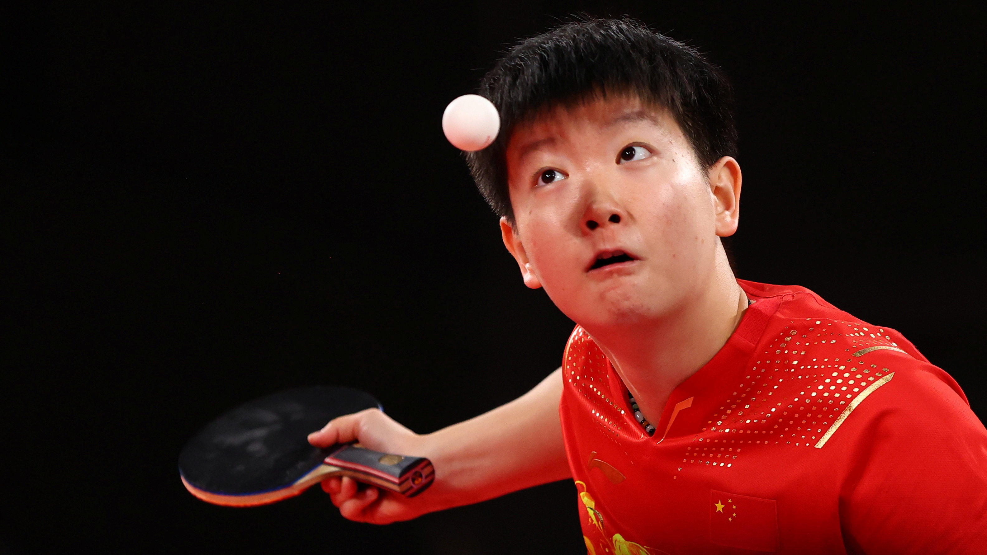 Table Tennis: 2020 Summer Olympics in Tokyo, Chen keeps China's perfect record intact with gold. 3170x1790 HD Wallpaper.