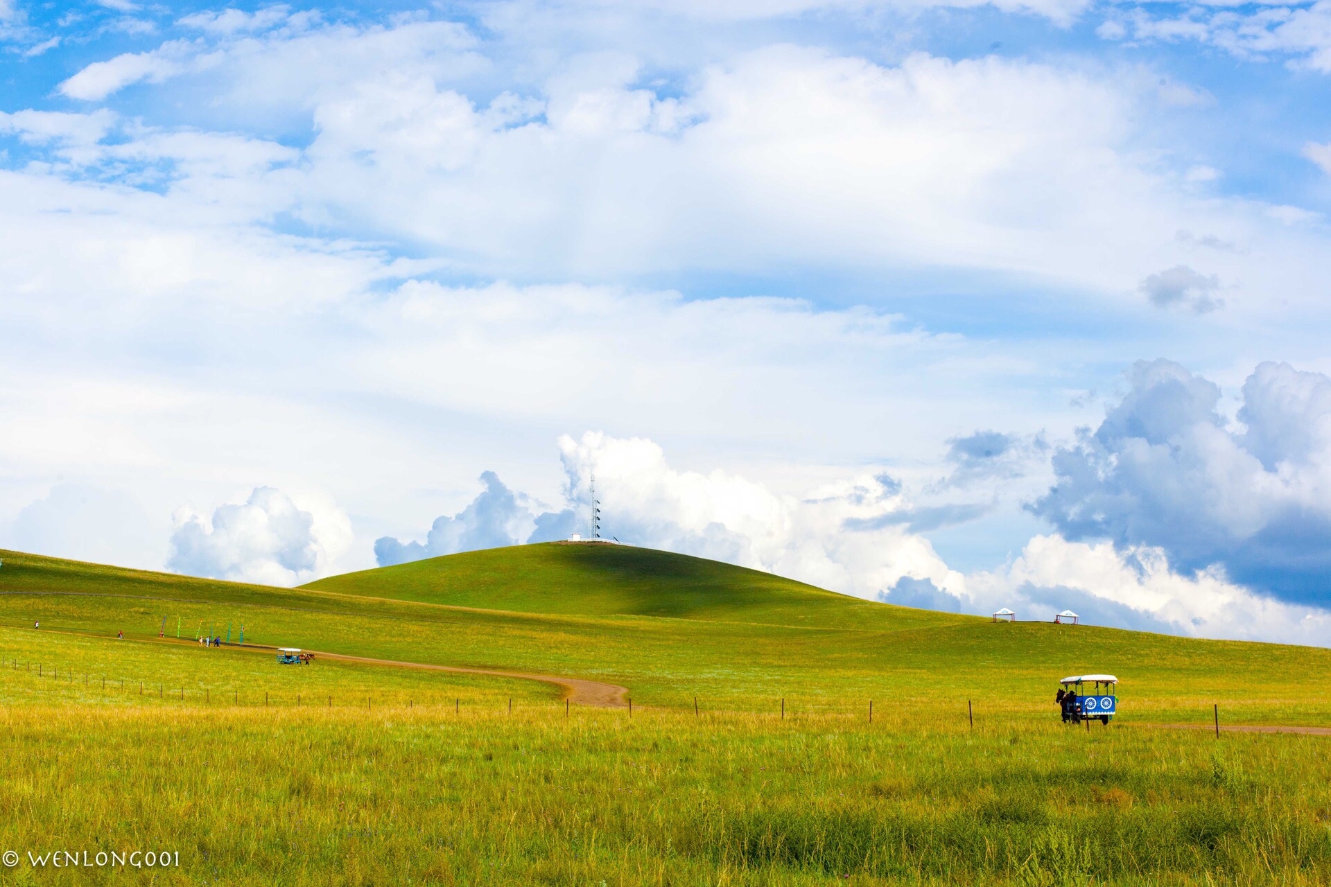 Grassland: Xilingol, Scenery, Country setting, Natural surroundings, Green terrain. 1920x1280 HD Background.