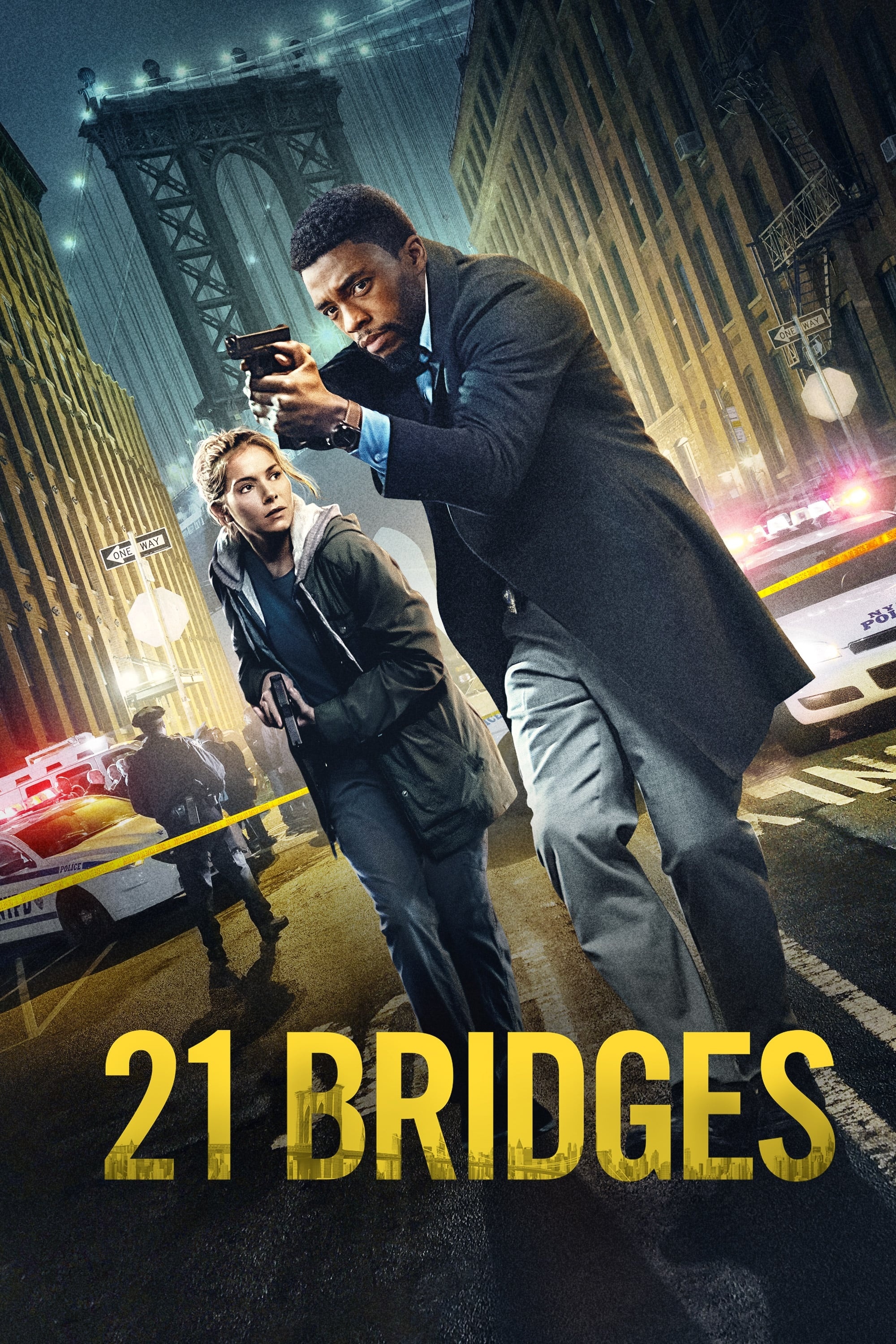 21 Bridges, Movie posters, Gripping crime drama, Engaging storyline, 2000x3000 HD Phone