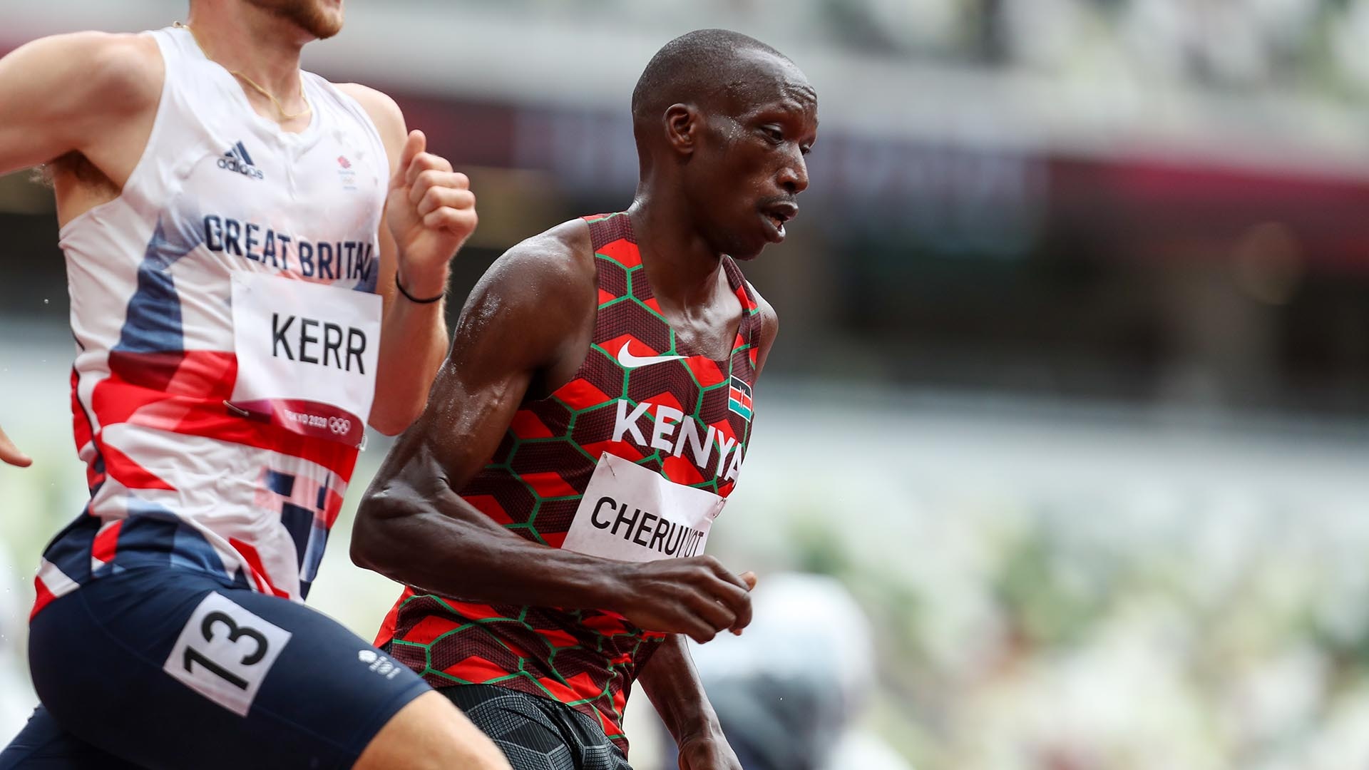 Timothy Cheruiyot, Kenyan runner, 1, 500m semis, Quest for gold, 1920x1080 Full HD Desktop