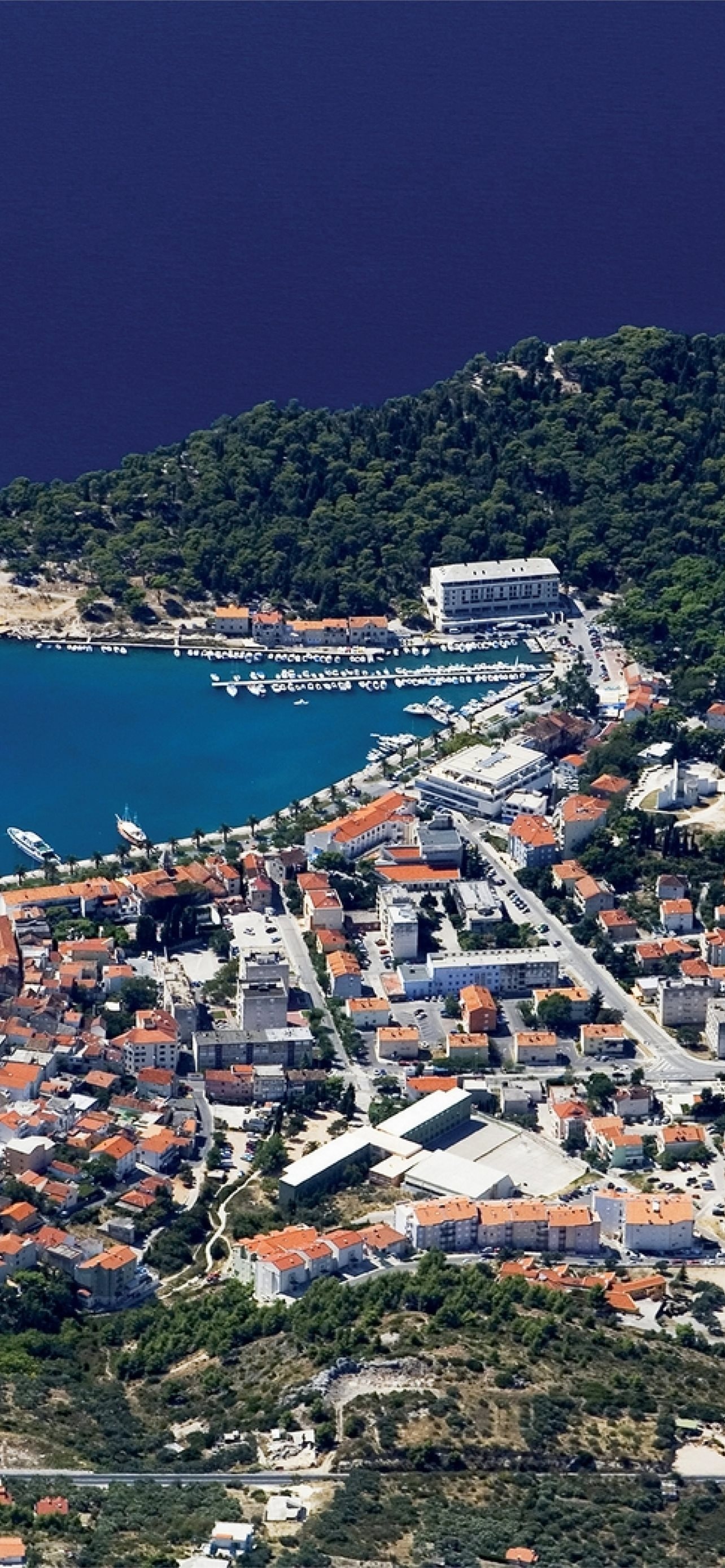 Adriatic Sea, Croatia's beauty, City views, HD wallpapers, 1290x2780 HD Handy