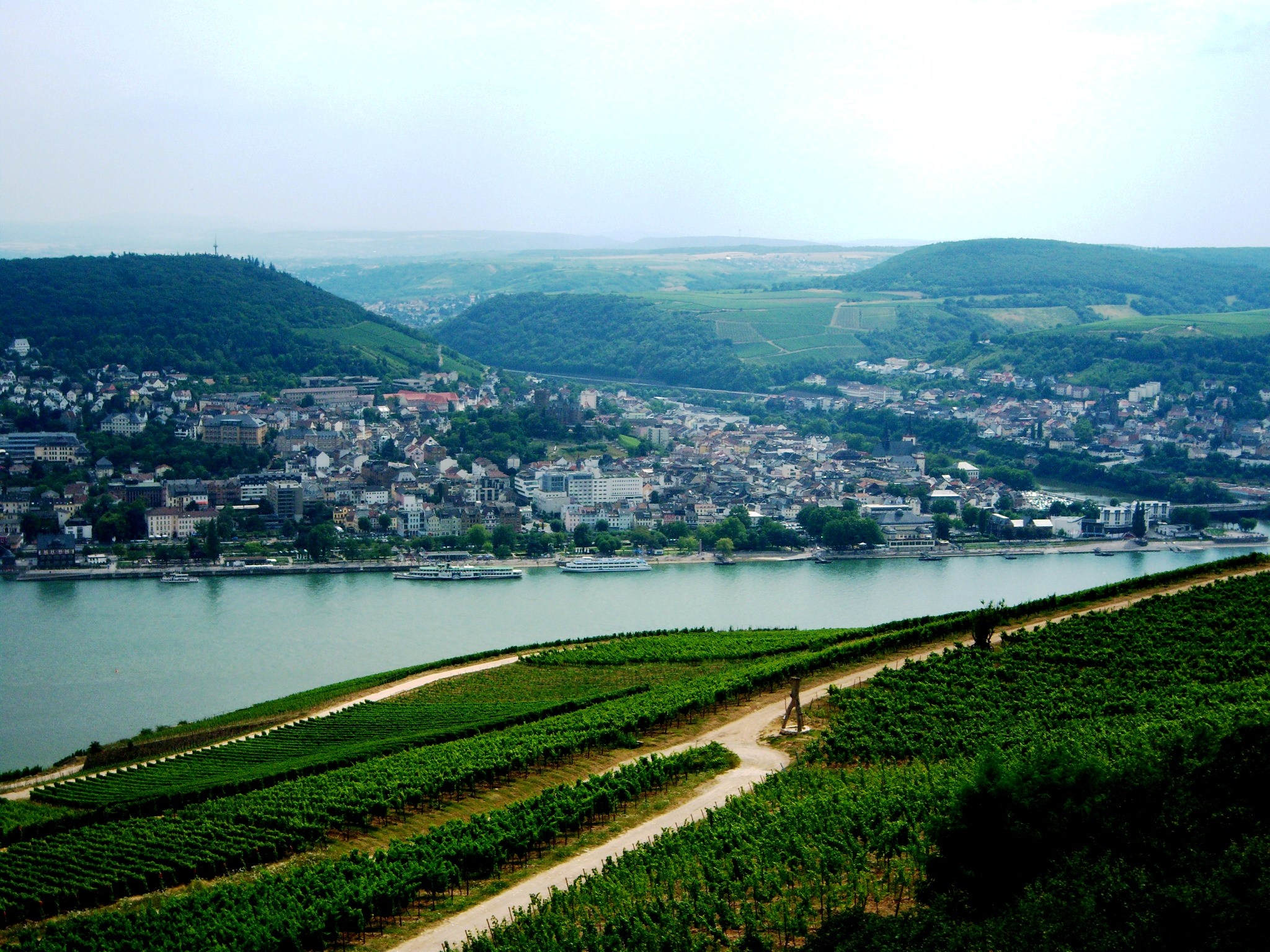 The Rhine River, bridge images, Cologne Germany, environment, 2050x1540 HD Desktop