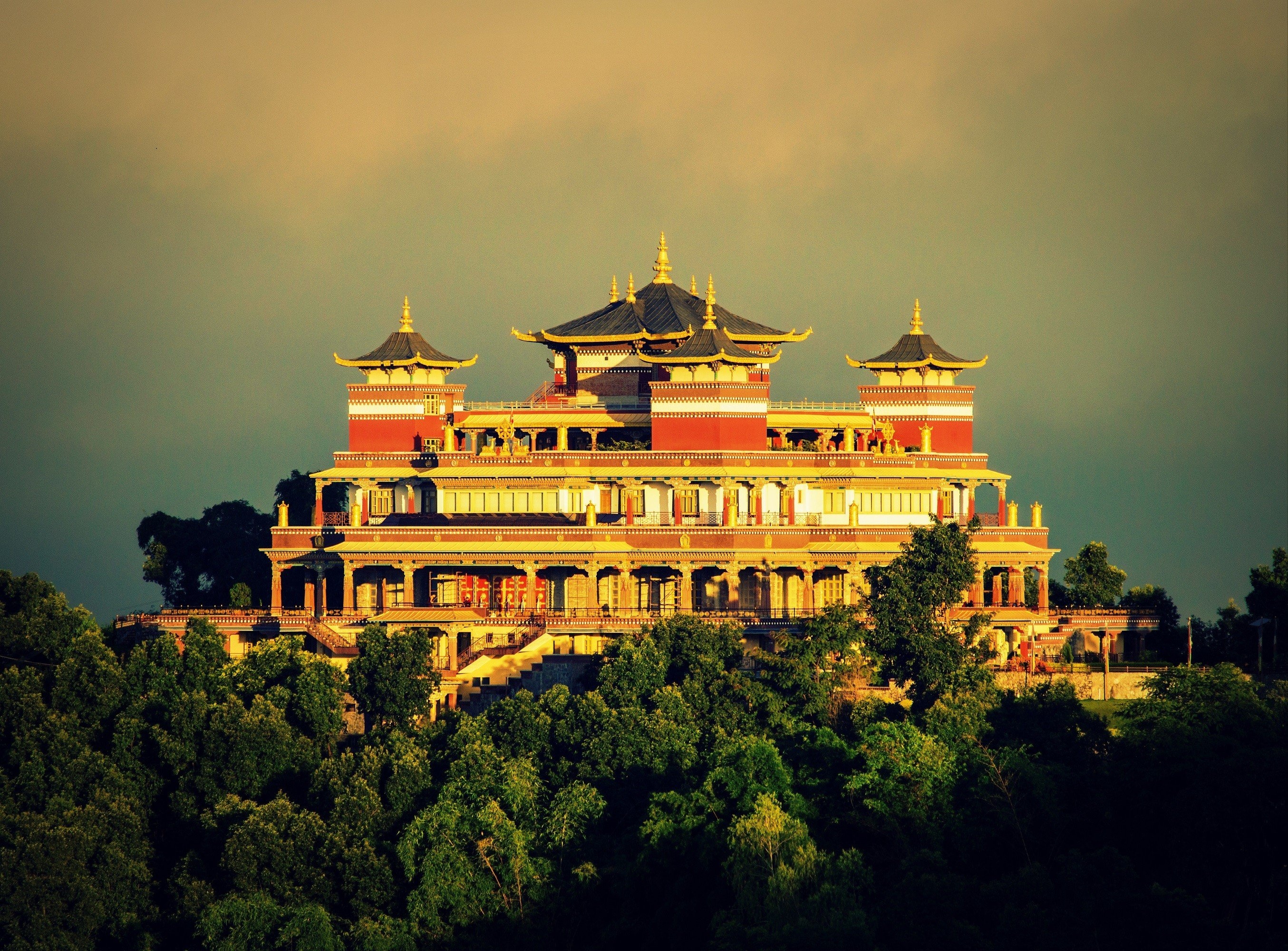 Kathmandu, Nepal, Ancient monastery, Cultural heritage, 2710x2000 HD Desktop