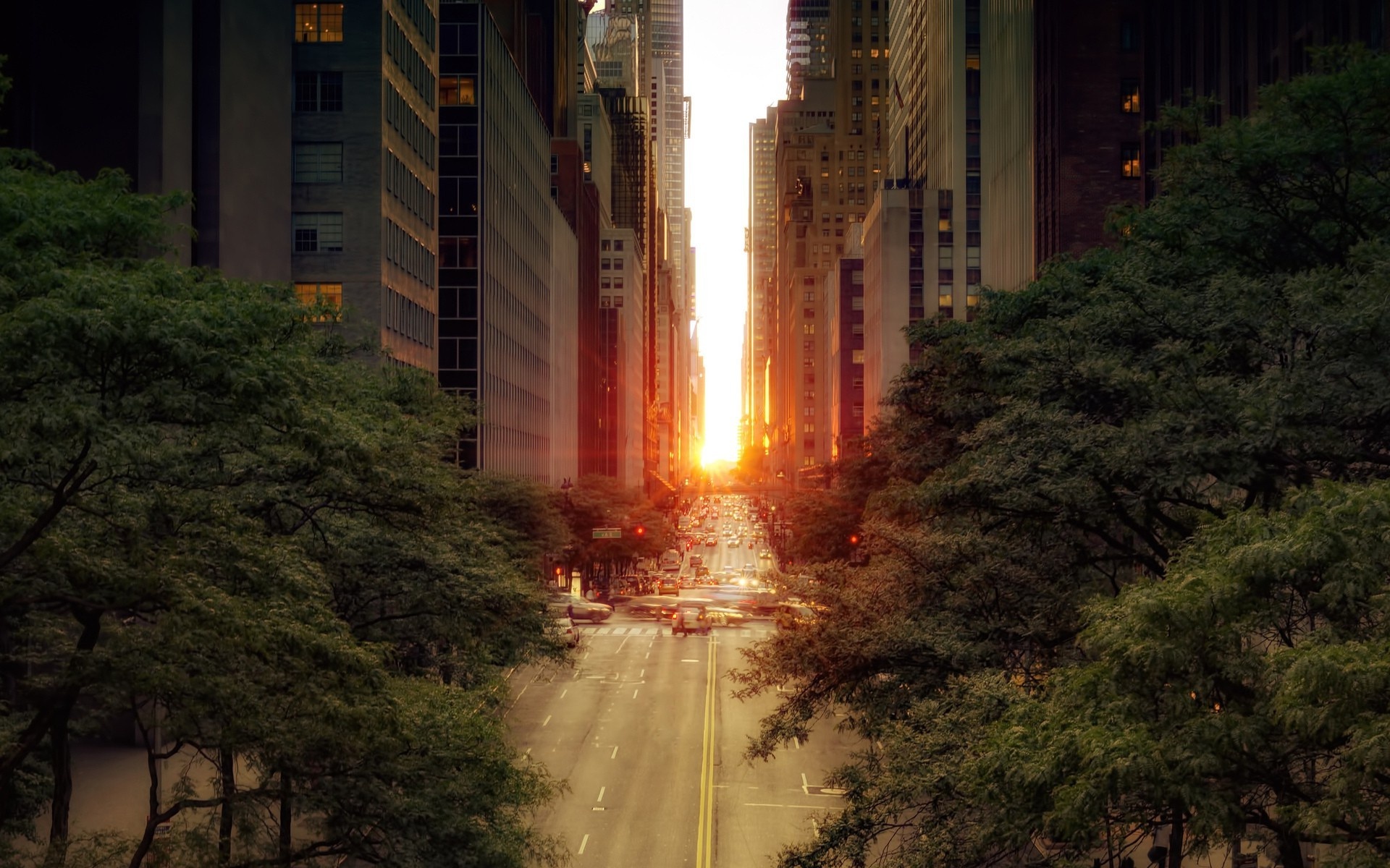 New York sunset, Cityscape landscape, Urban Coolwallpapers, HD wallpapers, 1920x1200 HD Desktop