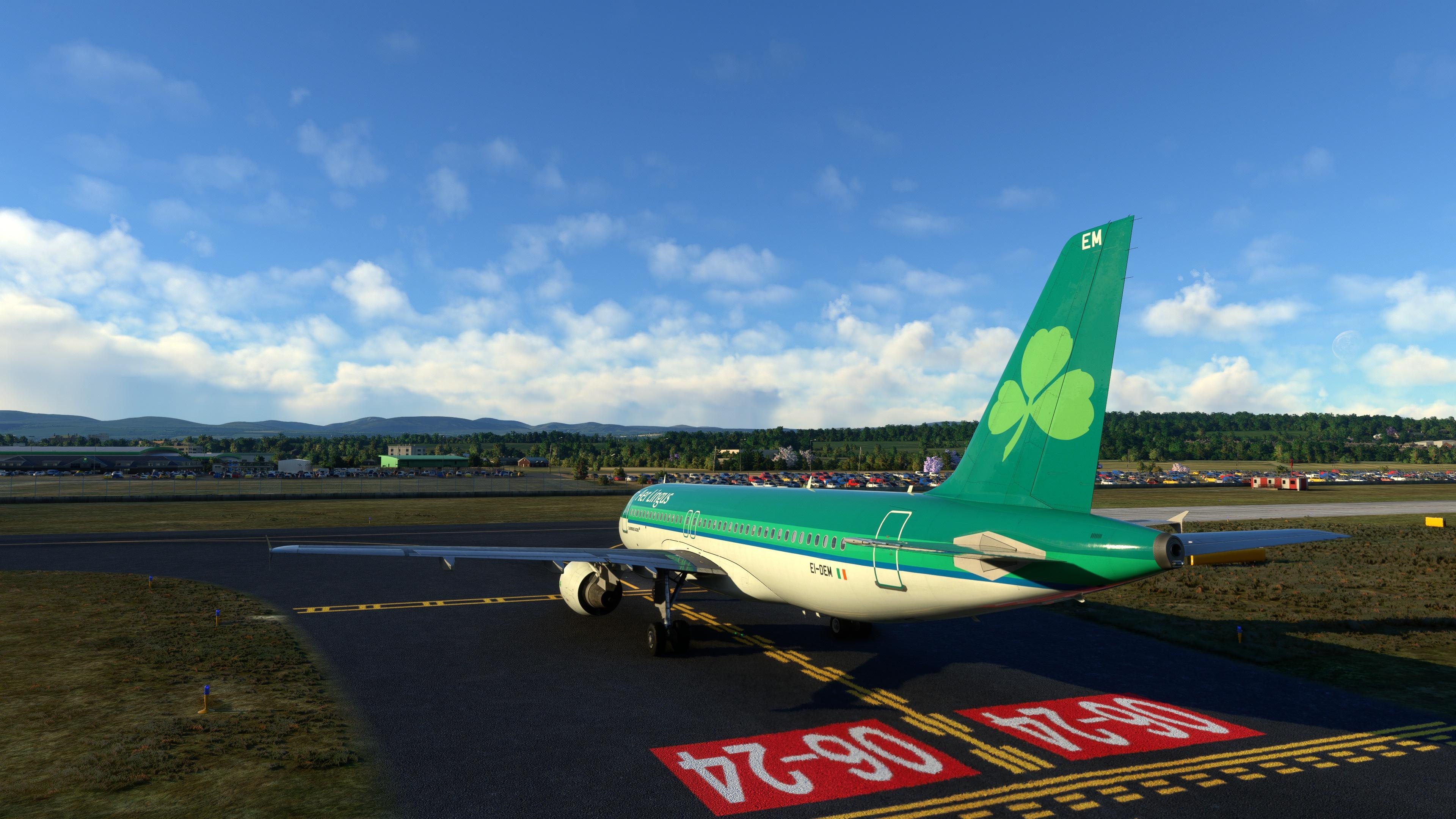 Aer Lingus, Fenix A320 released, Microsoft Flight Simulator, Travels, 3840x2160 4K Desktop