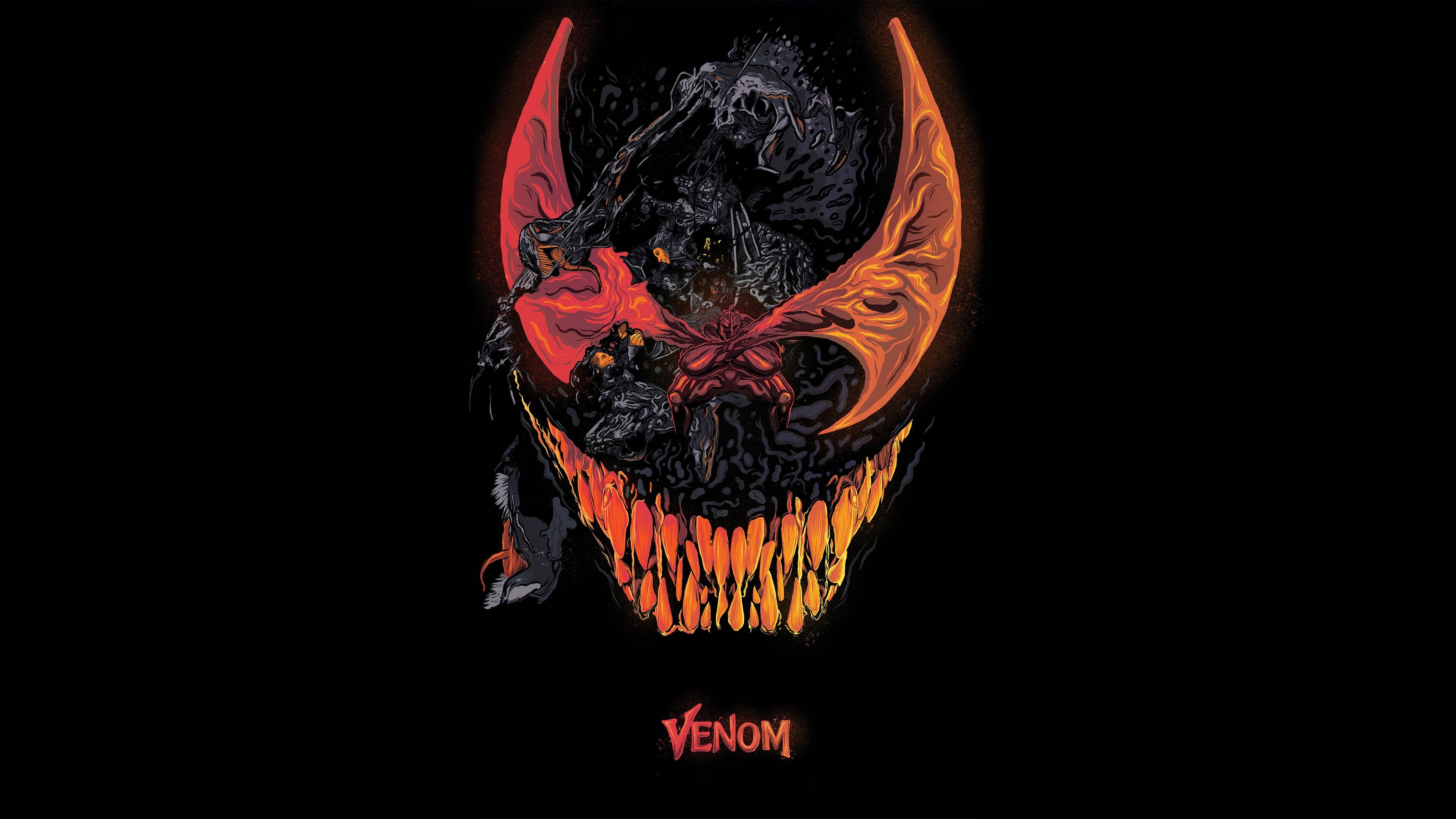 Venom: Has endured as one of Spider-Man's most prominent villains. 3840x2160 4K Wallpaper.