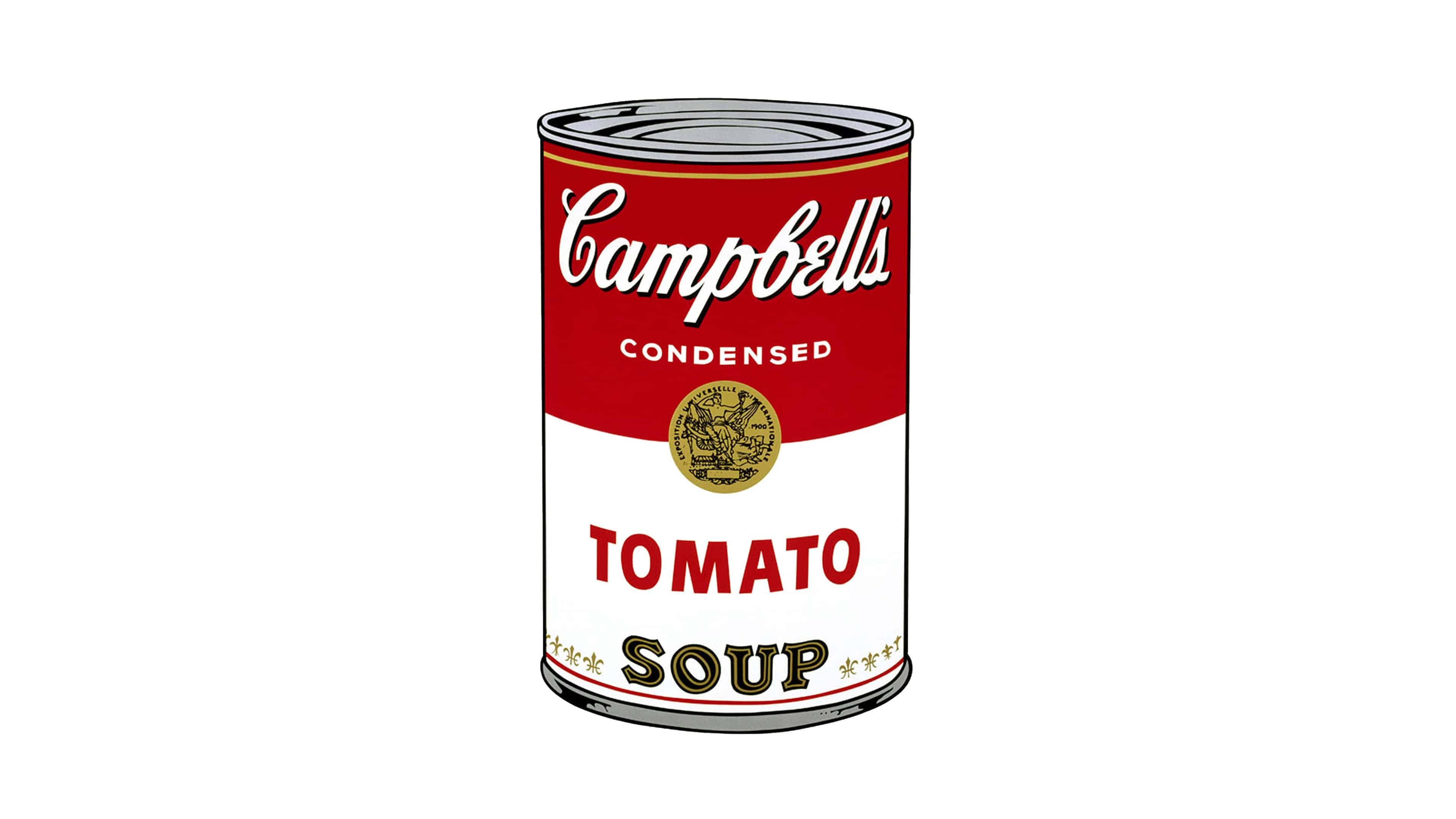 Andy Warhol, Campbell's Soup can, UHD wallpaper, Art, 3840x2160 4K Desktop