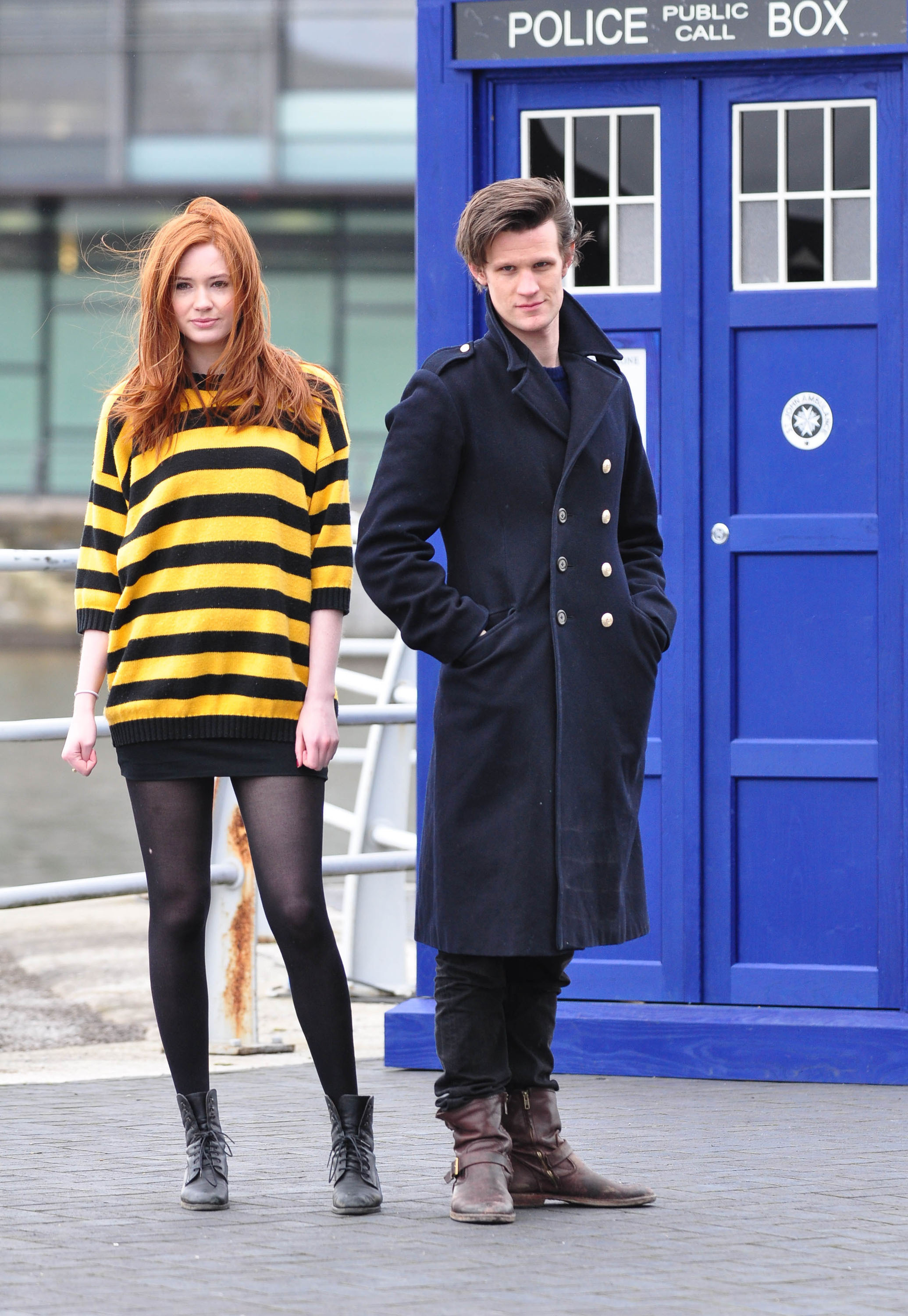 TARDIS, Karen Gillan, Amy Pond, Eleventh Doctor, 2080x3000 HD Phone