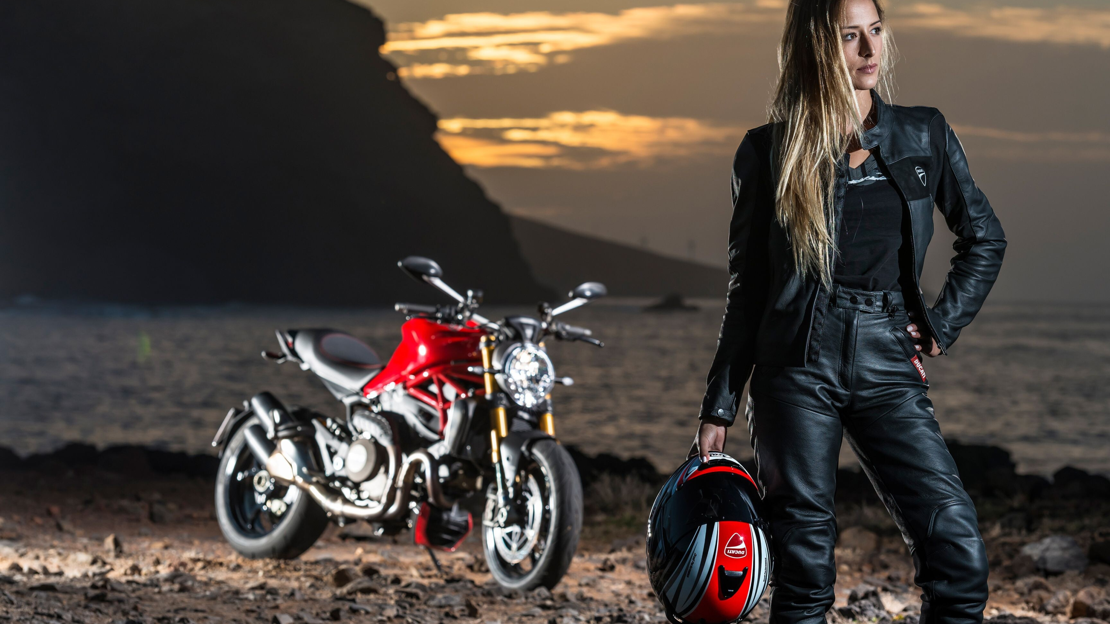 Girls and Motorcycles: Motorcycle clothing, Motorbikes suitable for female bikers from a height and weight perspective. 3840x2160 4K Wallpaper.
