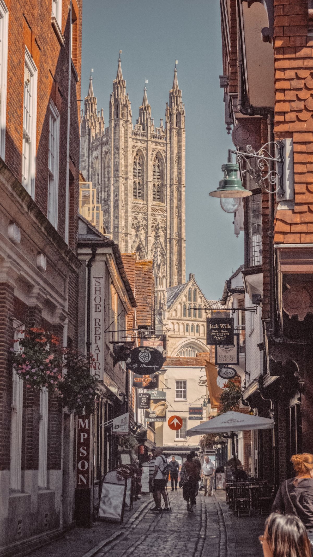 Canterbury, England, Kent, Aesthetic city vibes, 1200x2140 HD Handy