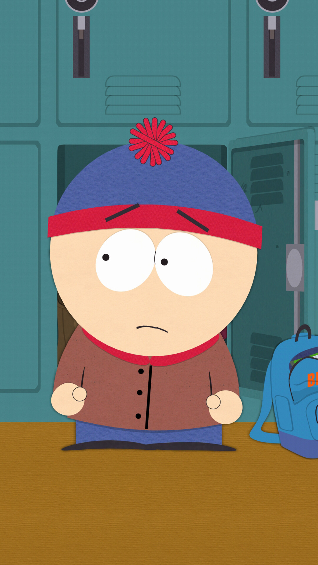 South Park: TV Show, Stan Marsh is the straight man of the group. 1080x1920 Full HD Background.