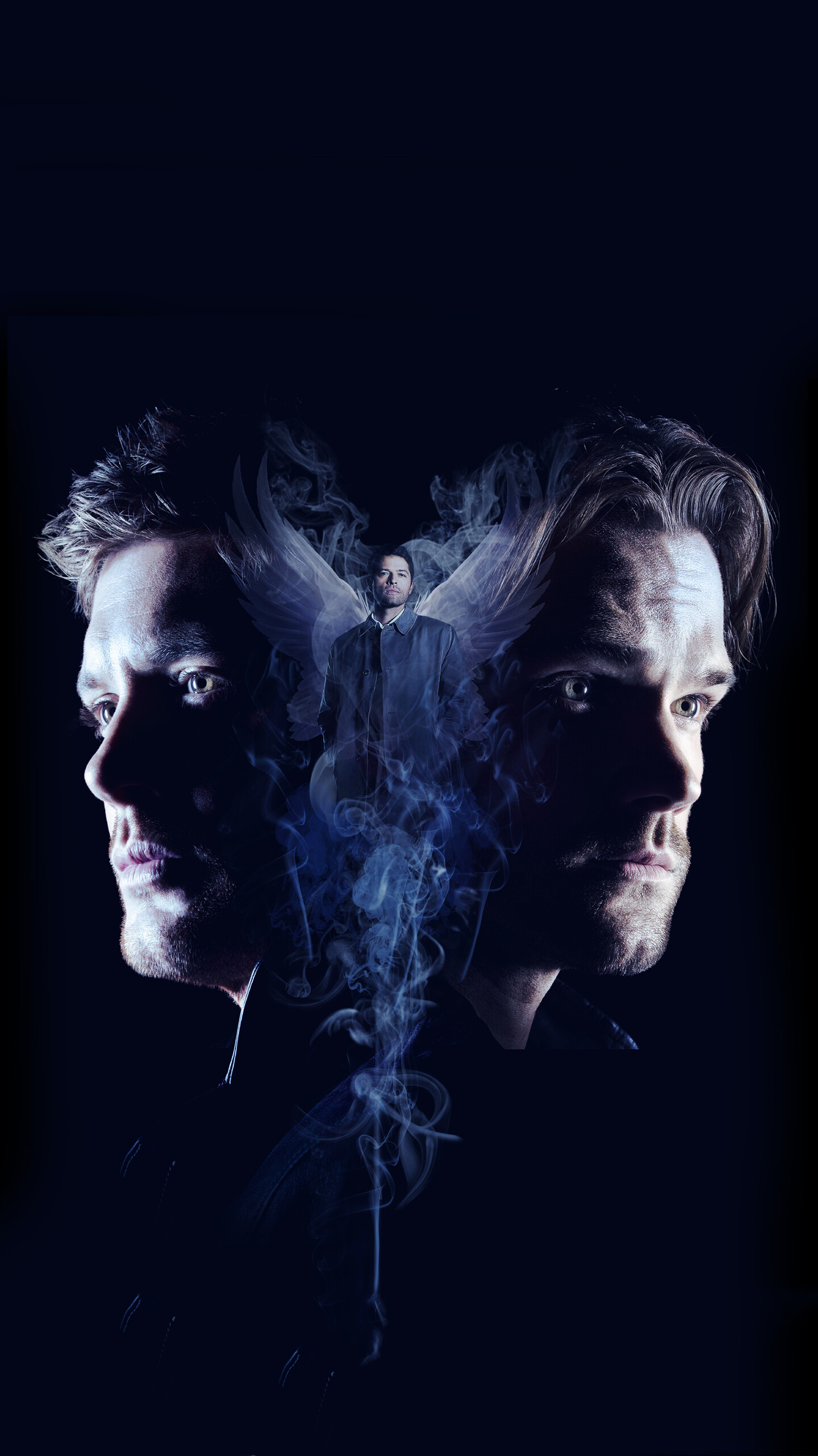 Supernatural: Season 15, Television series, Fantasy, Art. 1440x2560 HD Wallpaper.