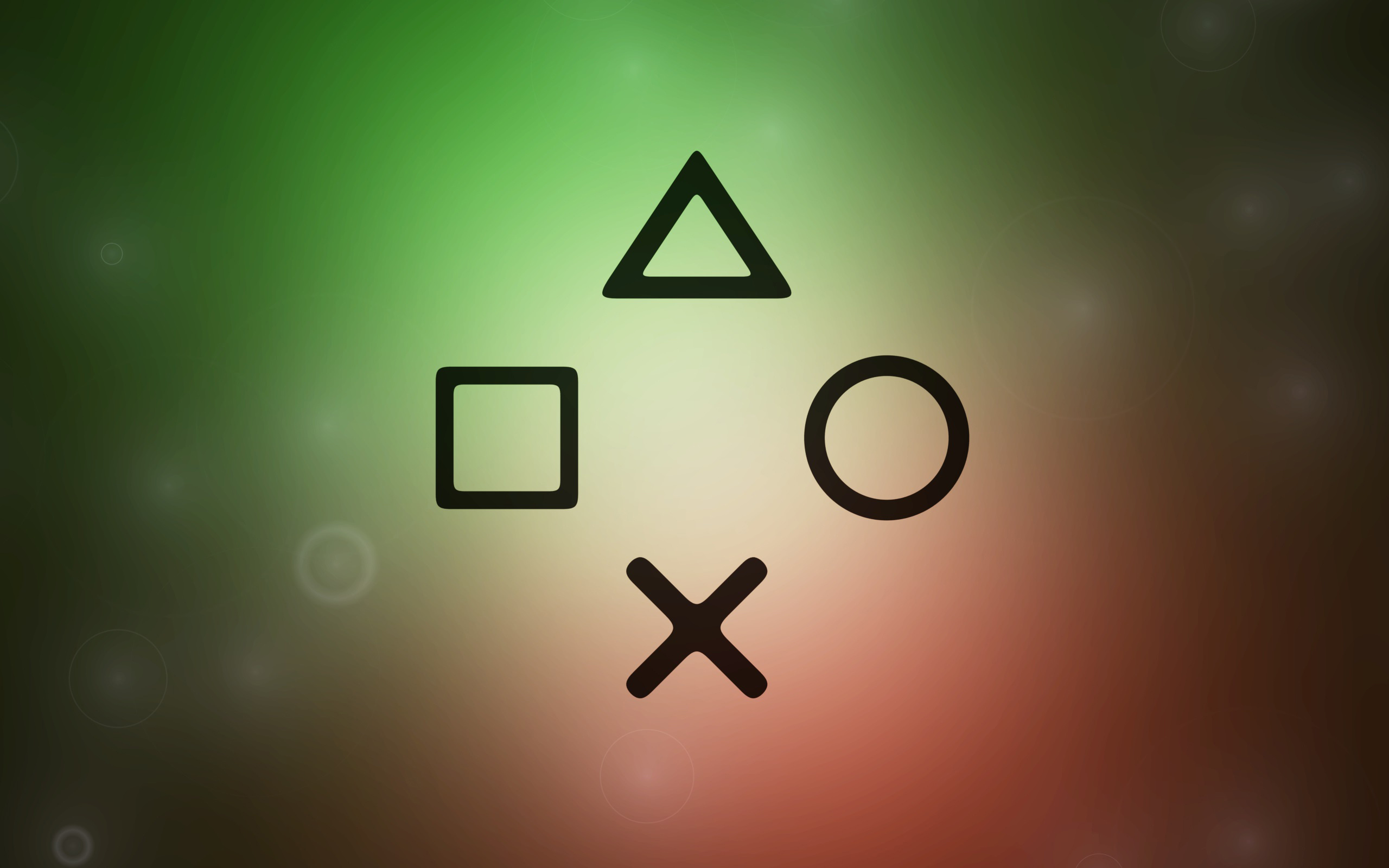 The PlayStation: PS buttons, A staple in the home of every gamer. 2560x1600 HD Background.