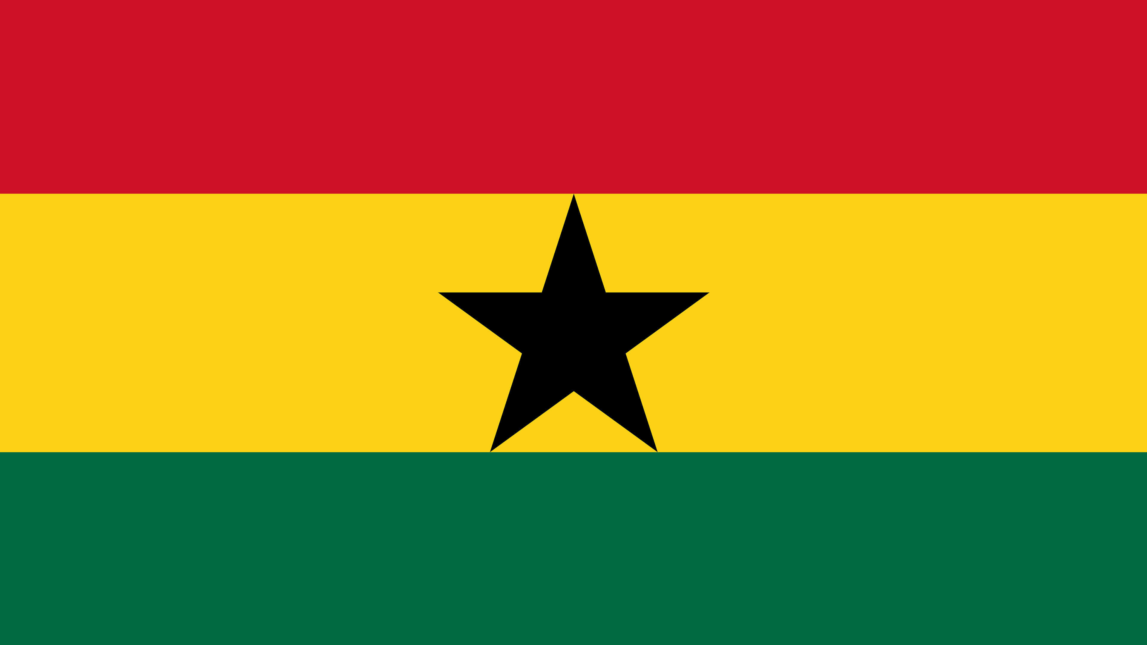 Ghana flag, UHD 4K wallpaper, 3840x2160 4K Desktop