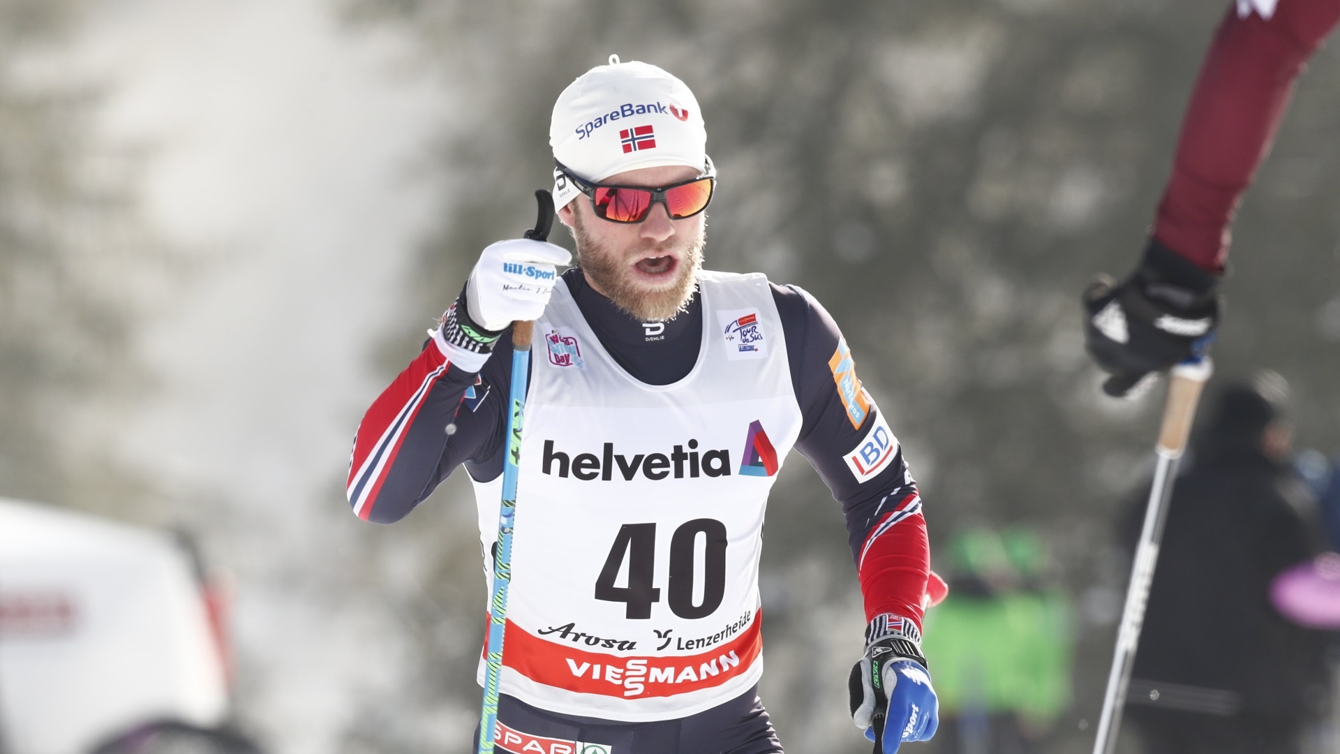 Martin Johnsrud Sundby, Sports champion, Skiing expert, Resett podcast, 1920x1080 Full HD Desktop