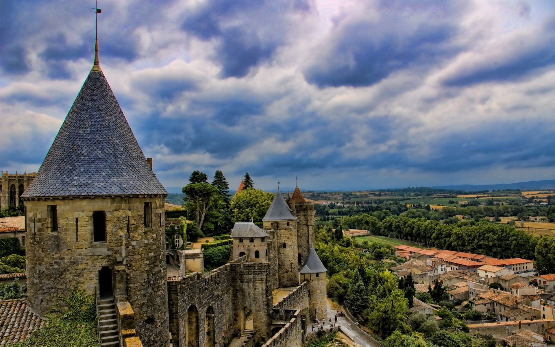 Carcassonne wallpapers for phone, 1920x1200 HD Desktop